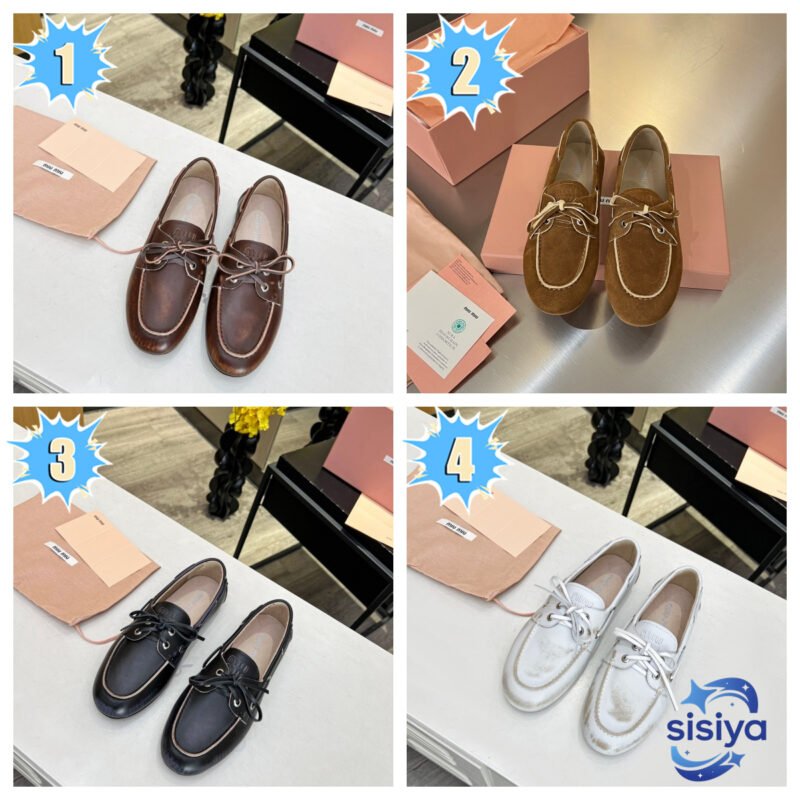 MiuMiu 25 Ballet Flat Black  Leather, cowhide L111601