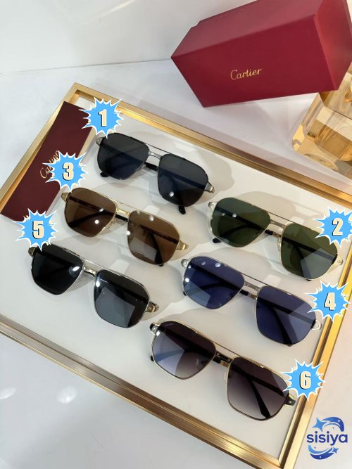 Cartier CT0270S rectangular aviator style sunglasses L121508