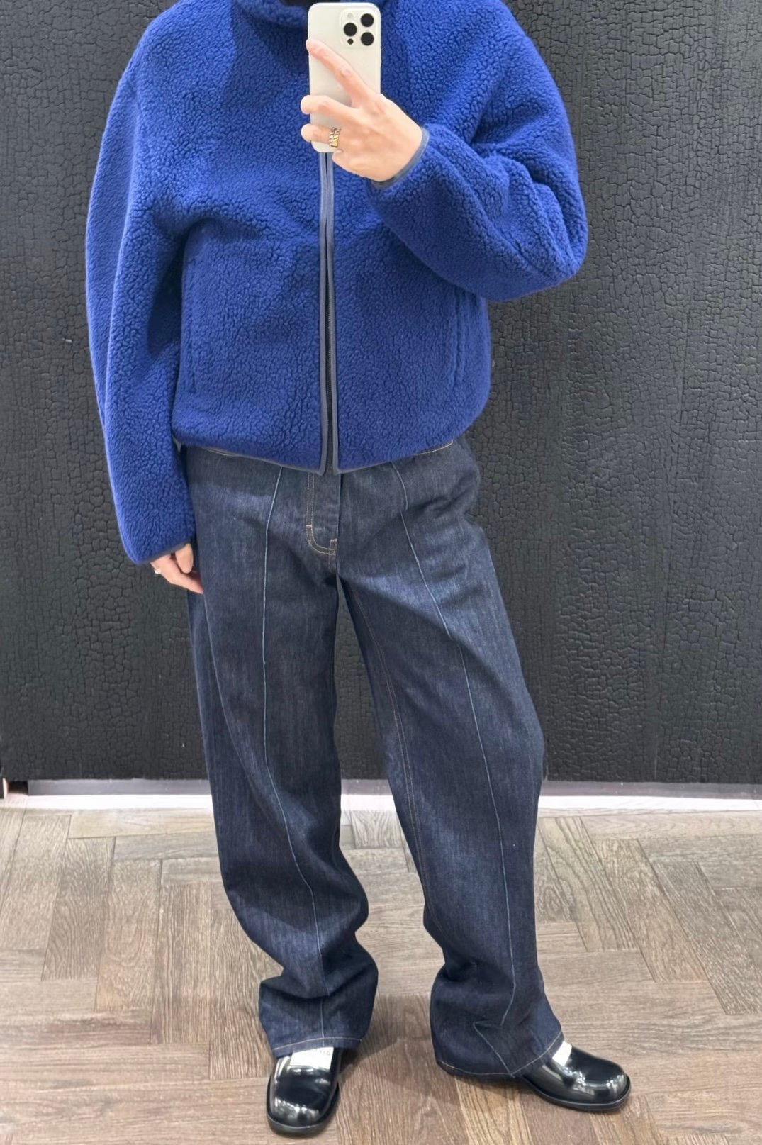 GIVENCHY Blue Polo Fleece Jacket 120104 - Image 9