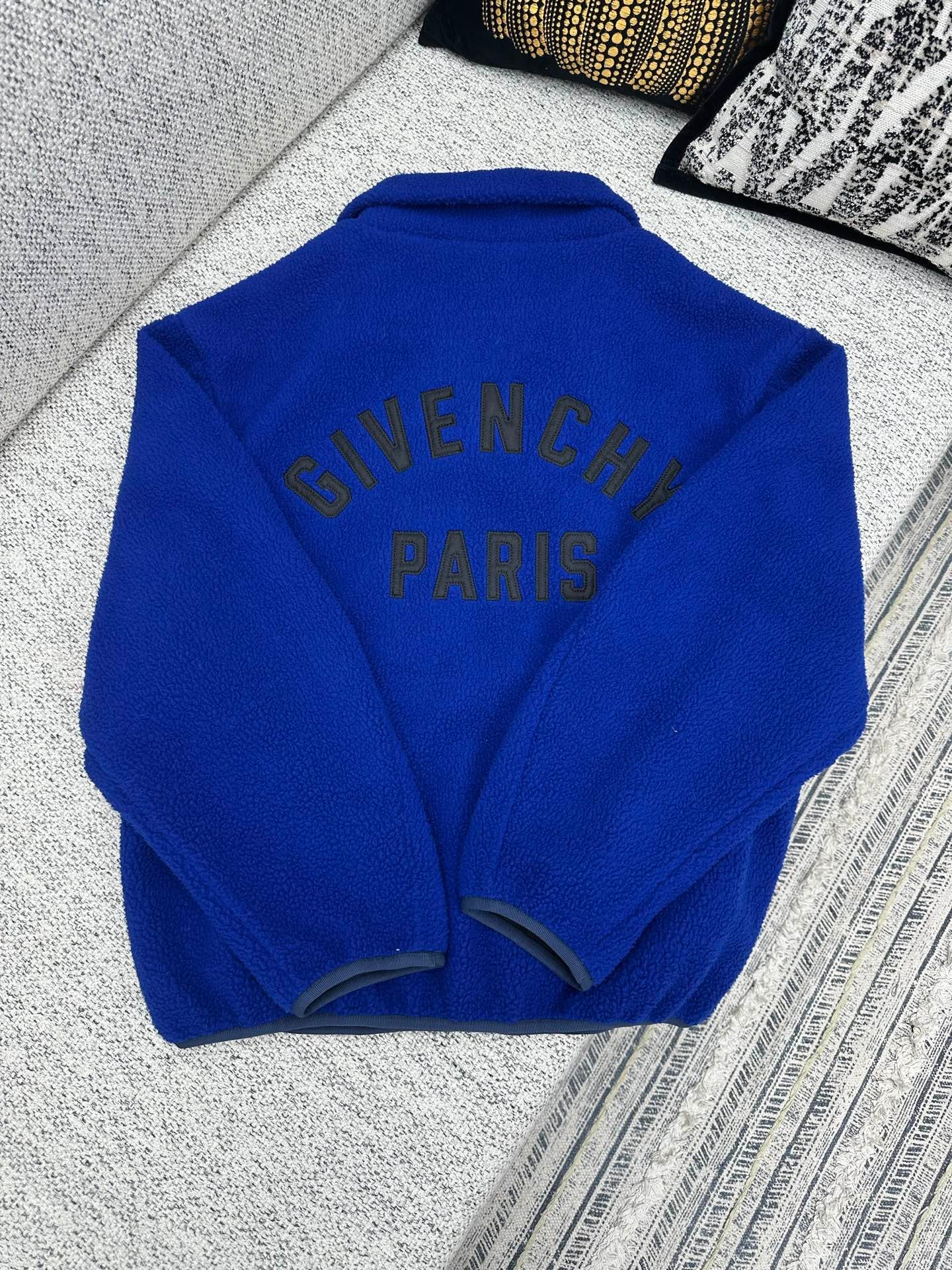 GIVENCHY Blue Polo Fleece Jacket 120104 - Image 3