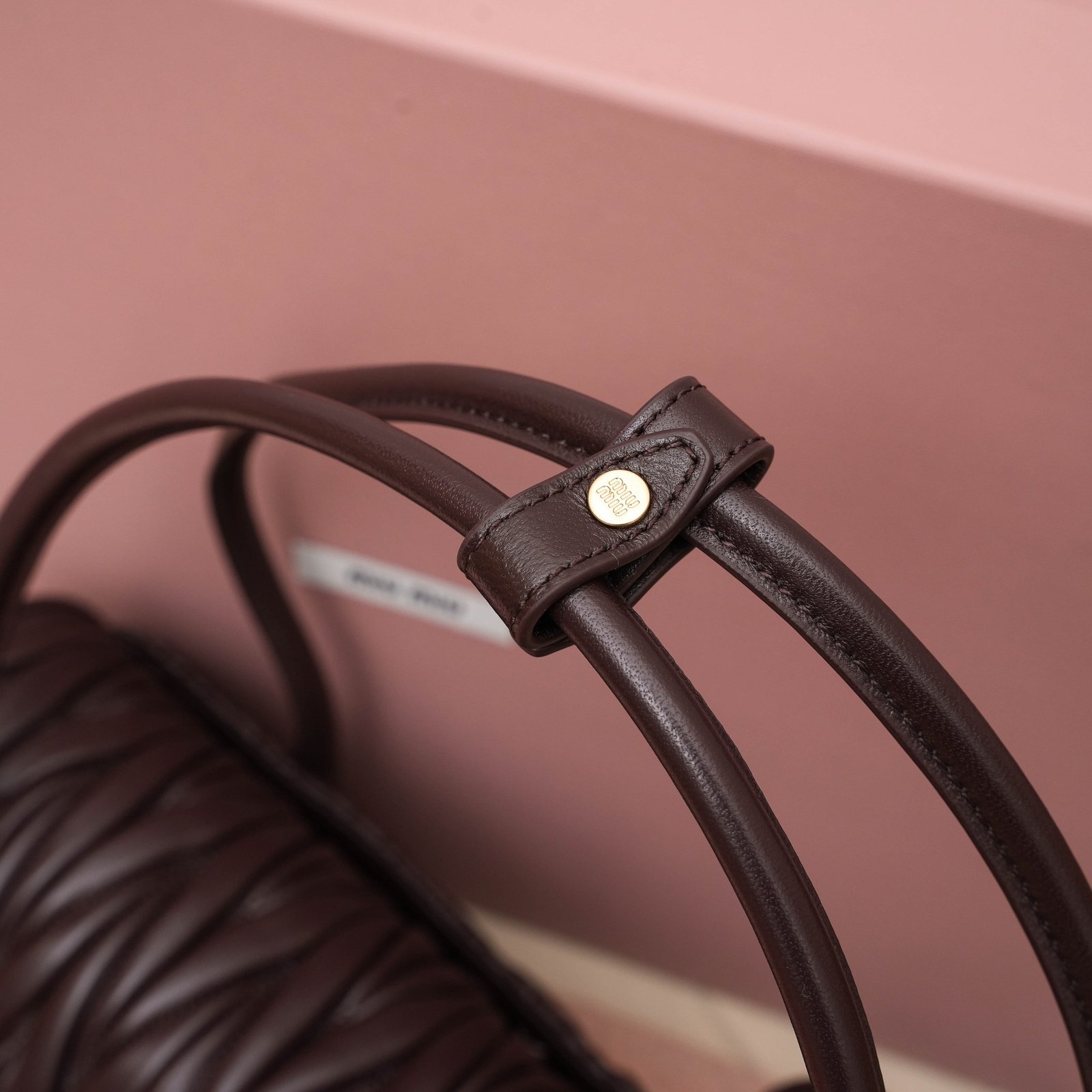 Miu Miu Matelassé Nappa Leather Shoulder Bag L120308 - Image 9