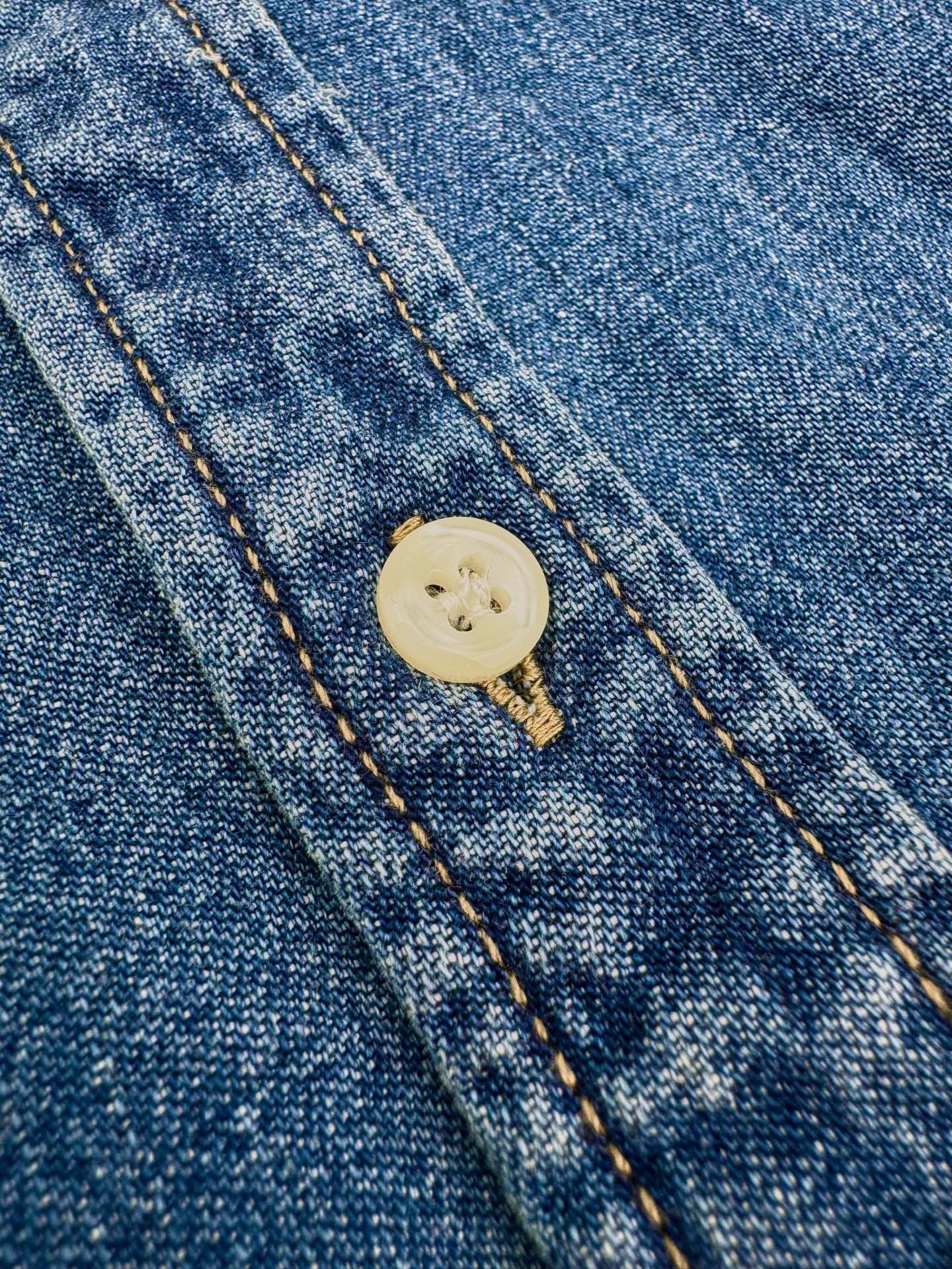 Polo Ralph Lauren Blue Denim Oxford Shirt 120408 - Image 7