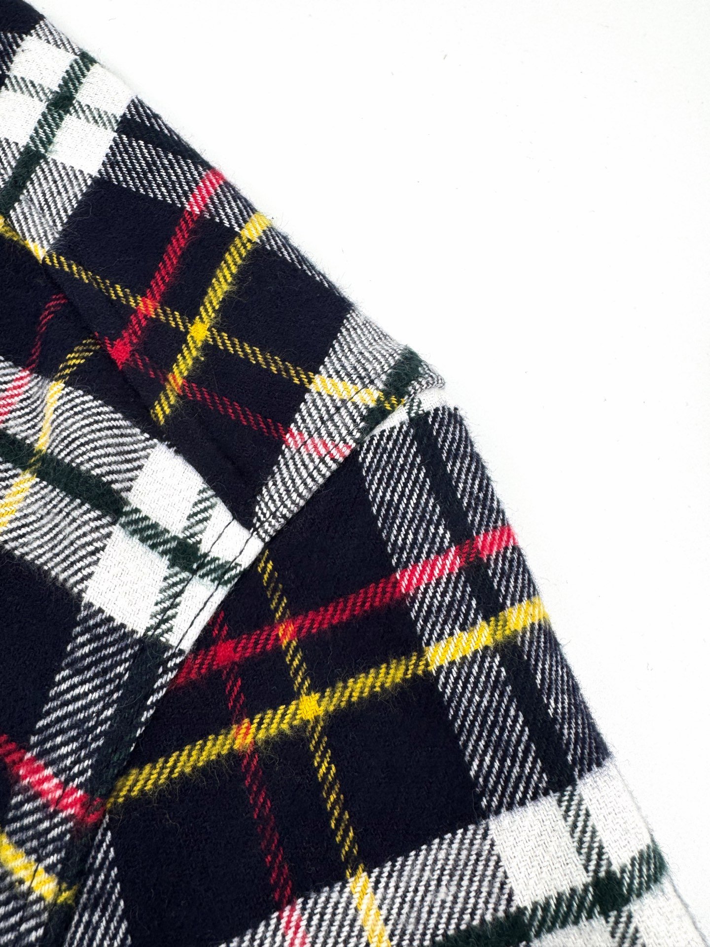 CELINE relaxed shirt IN BRUSHED CHECKED WOOL 120802 - Image 7