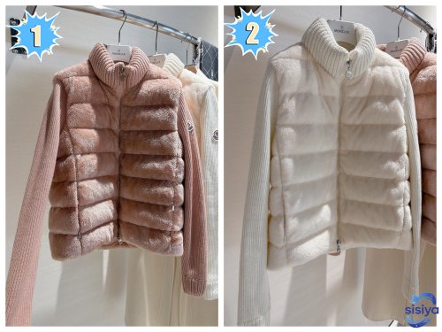 Moncler Faux fur cardigan D120905
