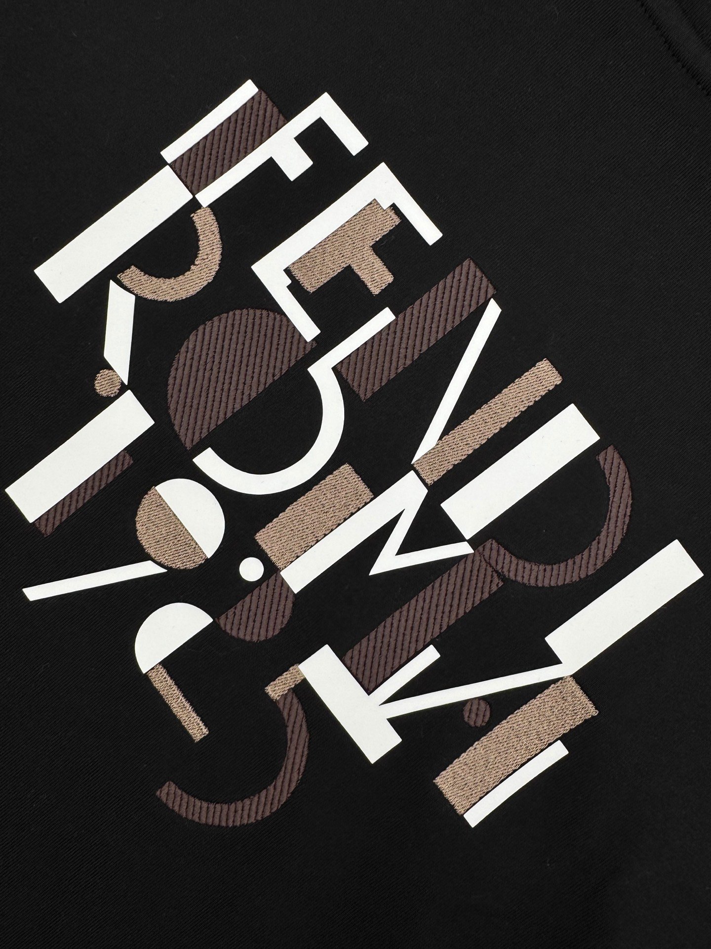 FENDI Sweatshirt Cotton Black 120907 - Image 5