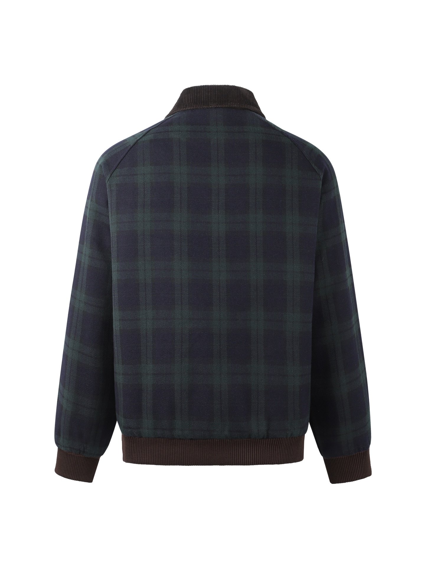 MIU MIU V-neck color-block plaid twill jacket 121104 - Image 3