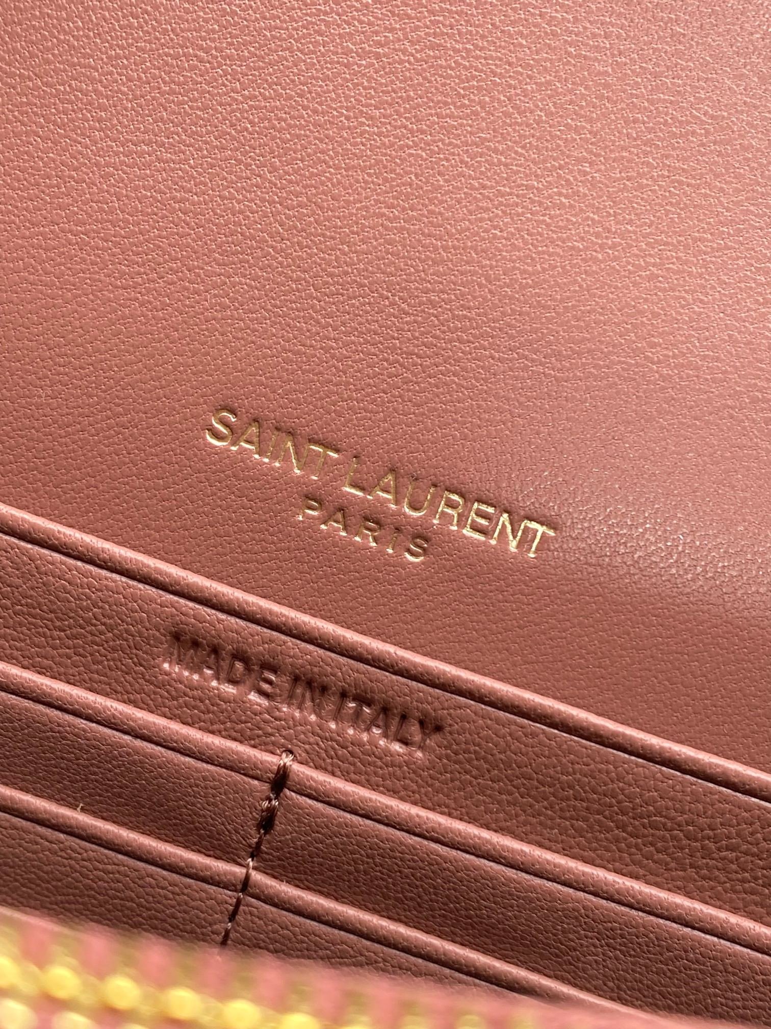 YSL Leather Chain Crossbody Bag L121103 - Image 6