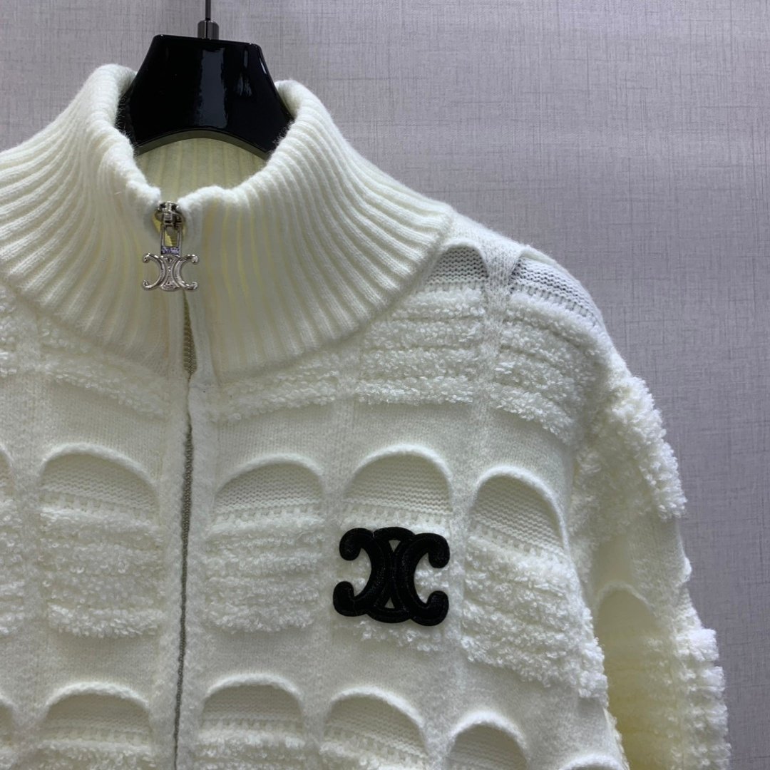 Celine knitted wool sweater D121106 - Image 3