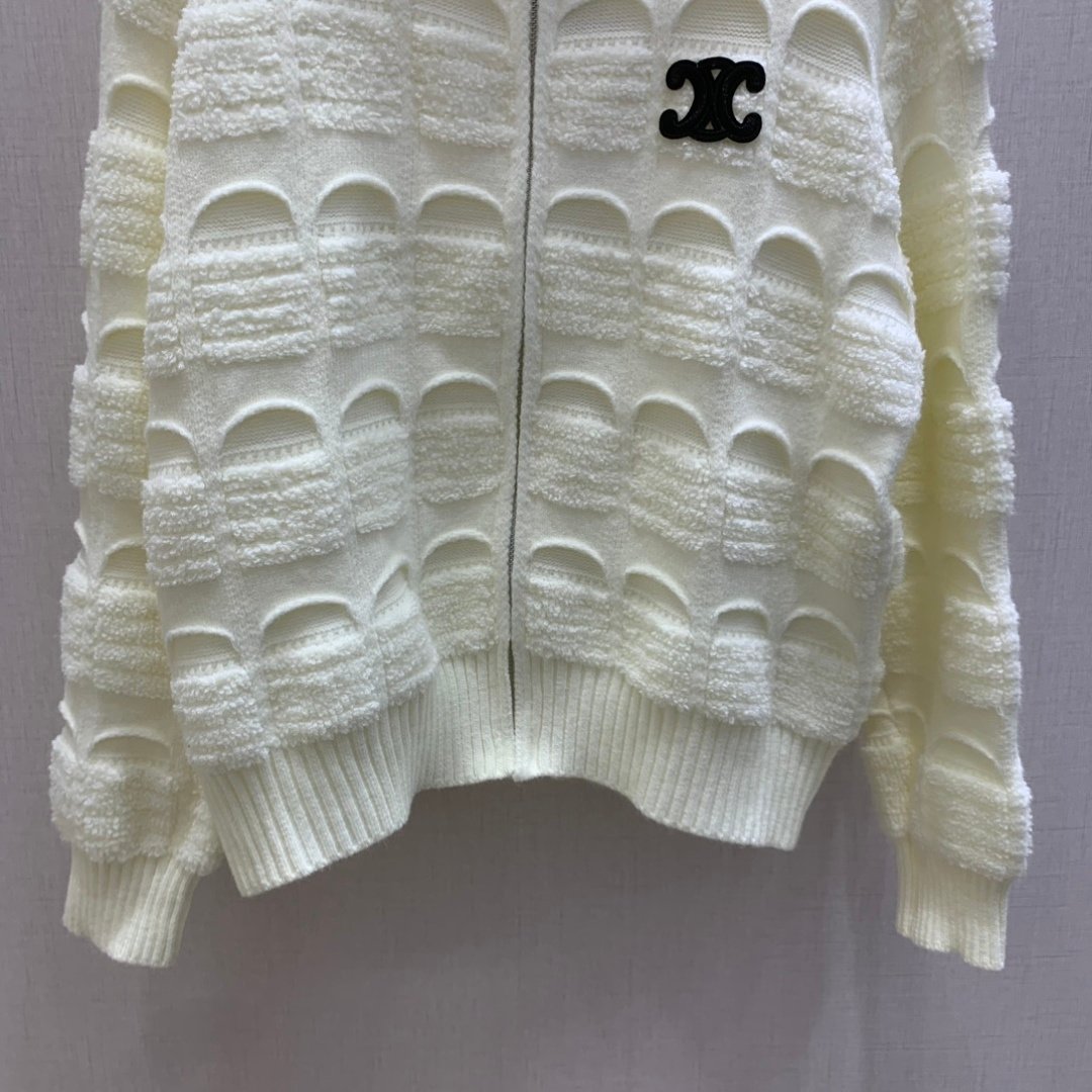 Celine knitted wool sweater D121106 - Image 4