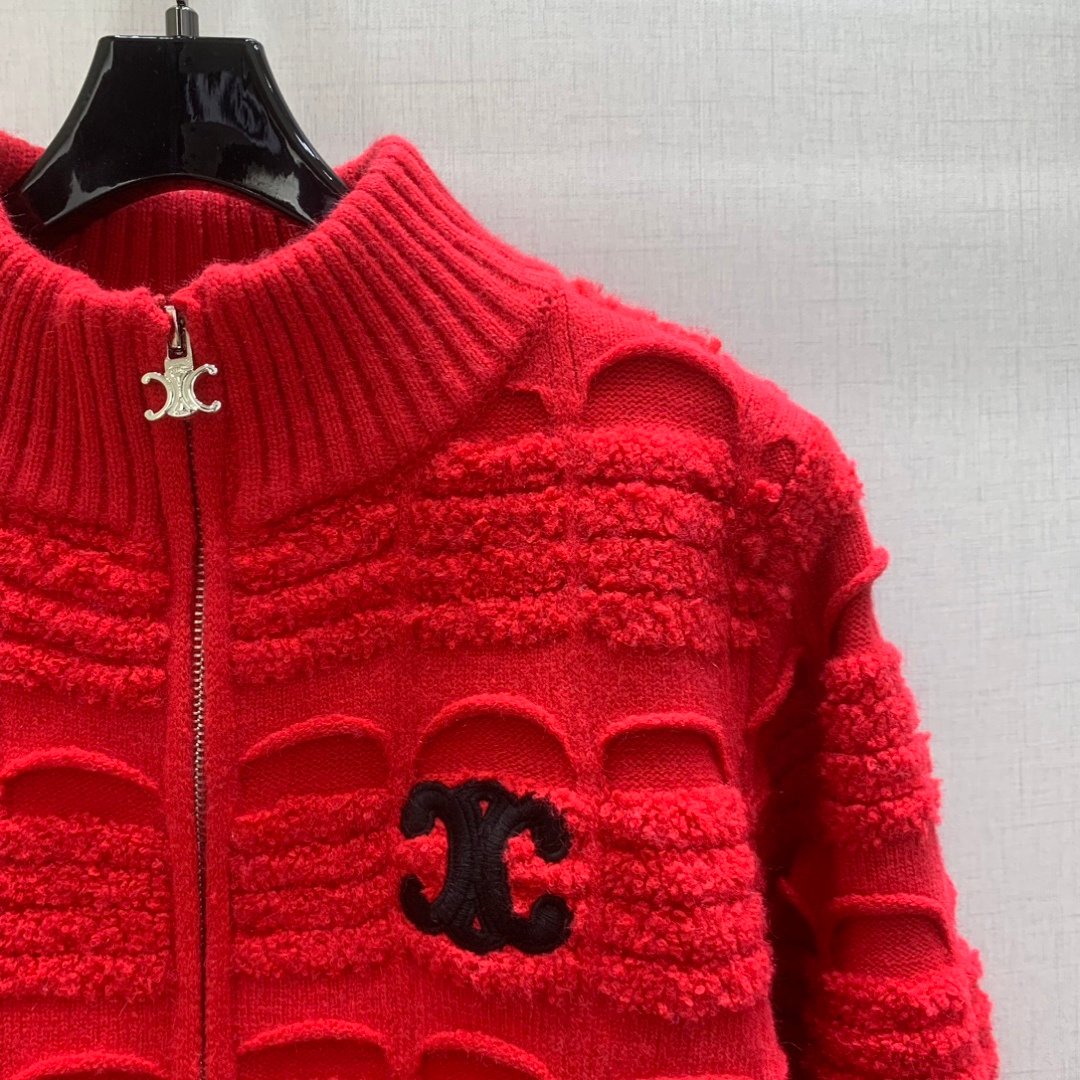 Celine knitted wool sweater D121106 - Image 8