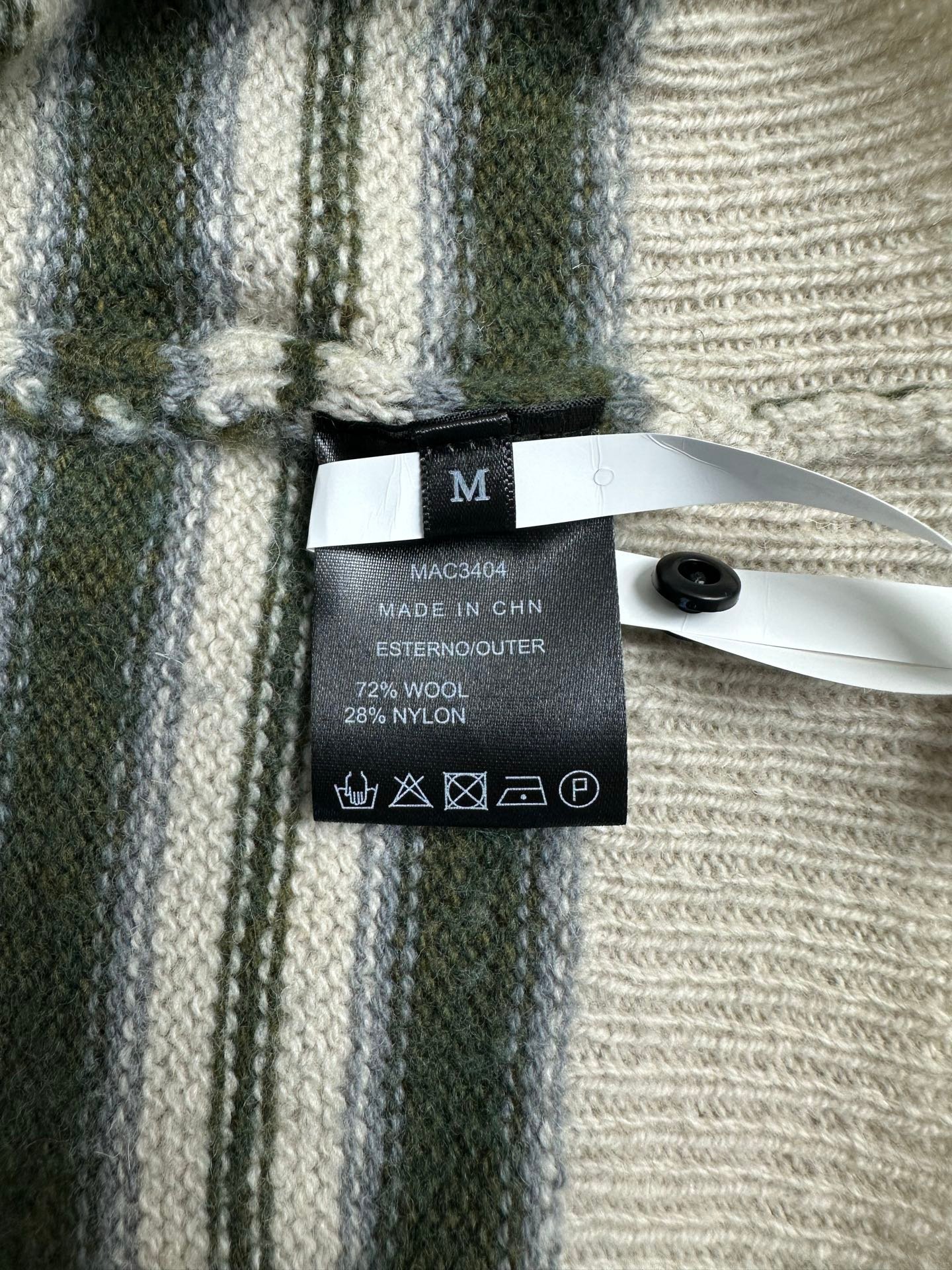 Loro Piana Green Striped Cashmere Sweater D121607 - Image 8