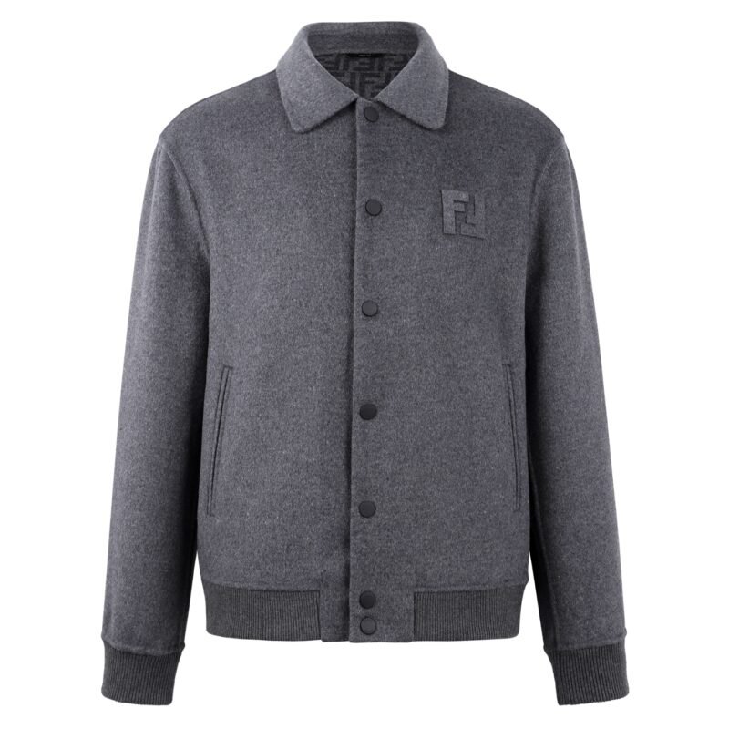 FENDI Button-down Single-Piece Wool Jacket Coat 121902