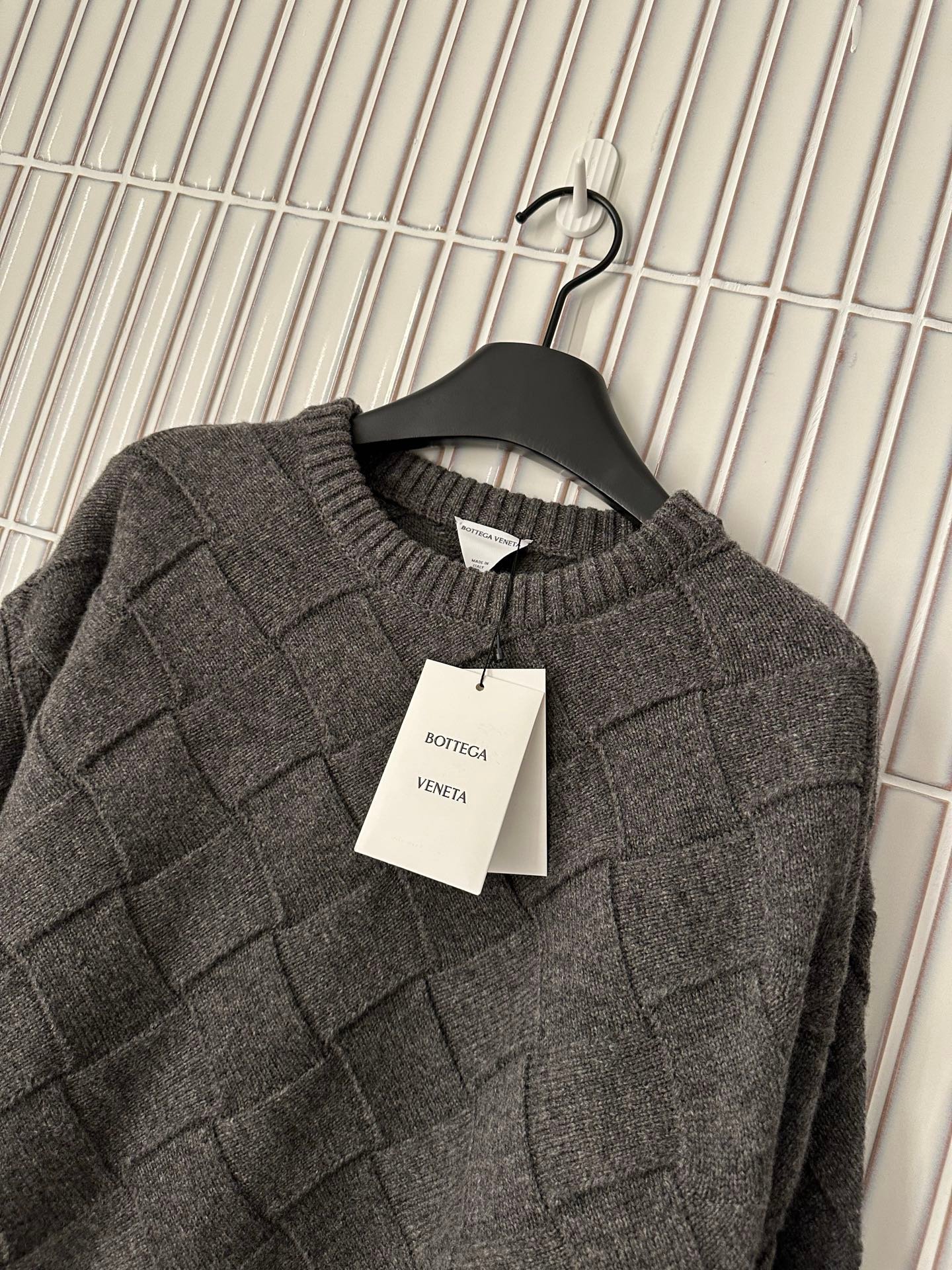 Bottega Veneta Intrecciato 3D Wool Blend Knitted Sweater D121907 - Image 3