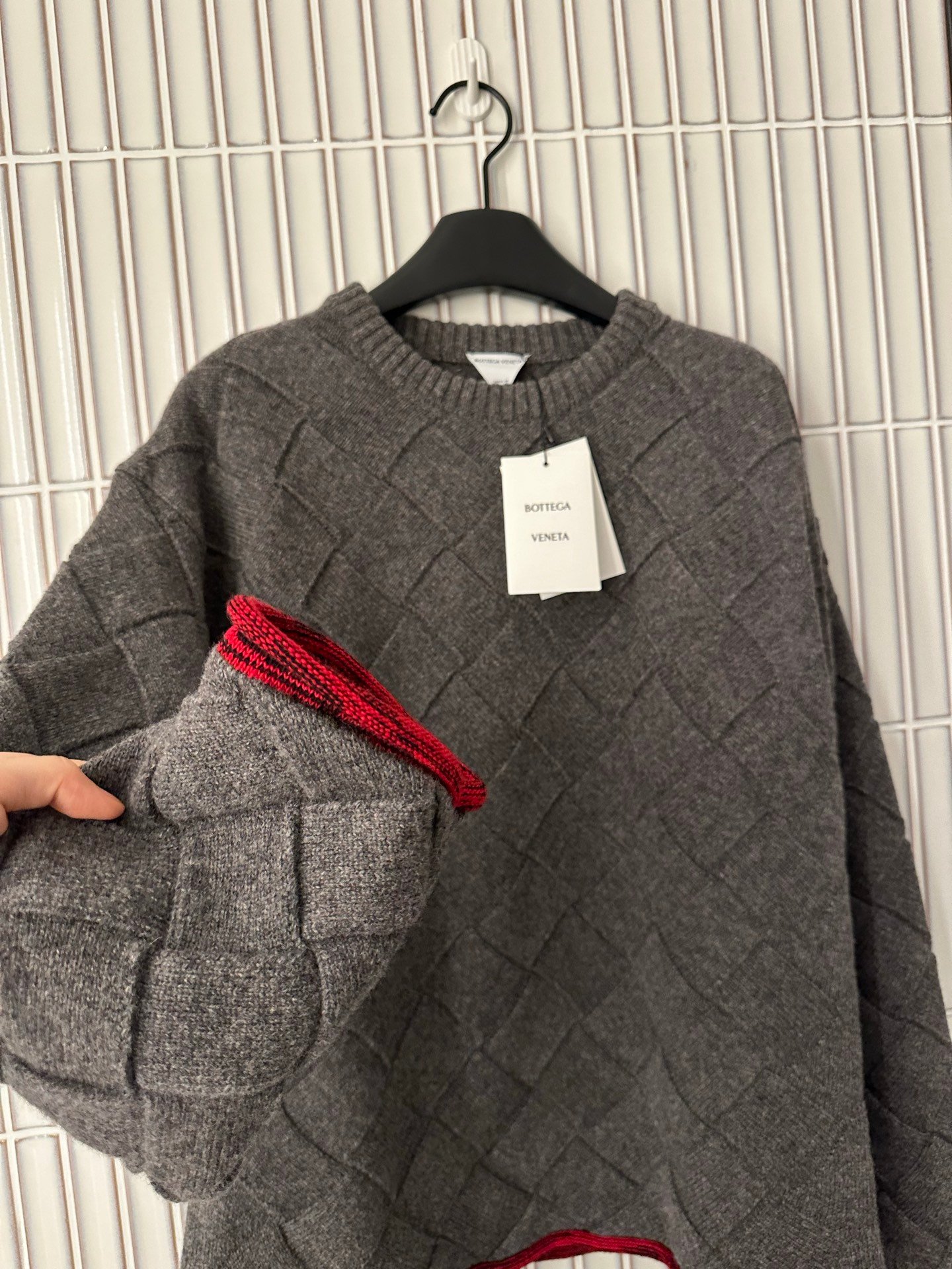 Bottega Veneta Intrecciato 3D Wool Blend Knitted Sweater D121907 - Image 4