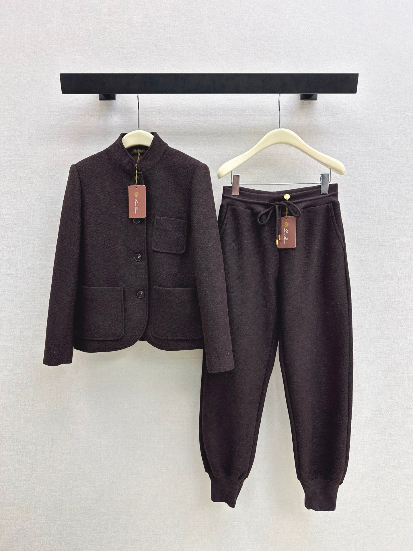 LP wool long-sleeved casual jacket set D122304