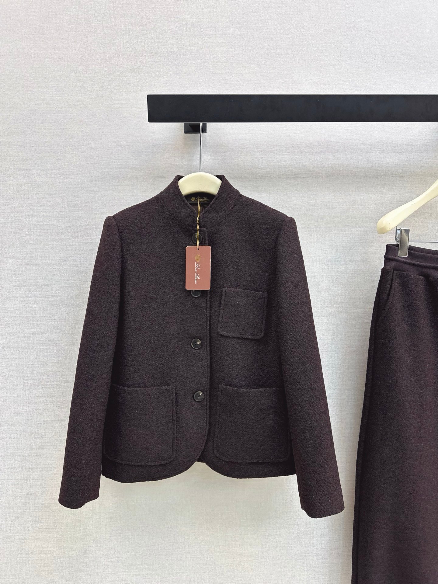 LP wool long-sleeved casual jacket set D122304 - Image 2