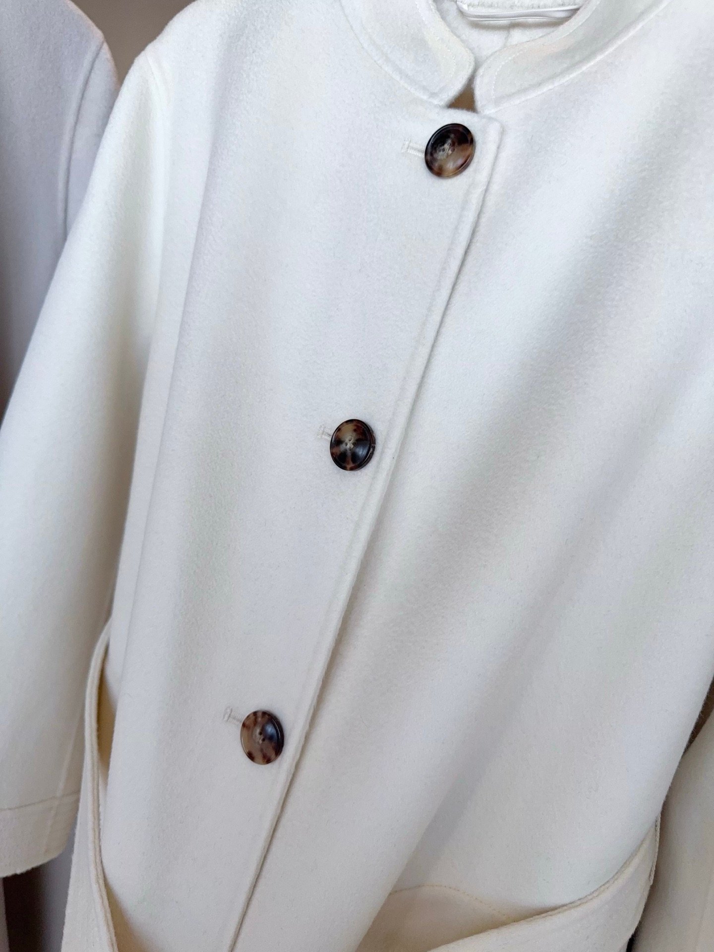 High-quality cashmere coat D122406 - Image 4