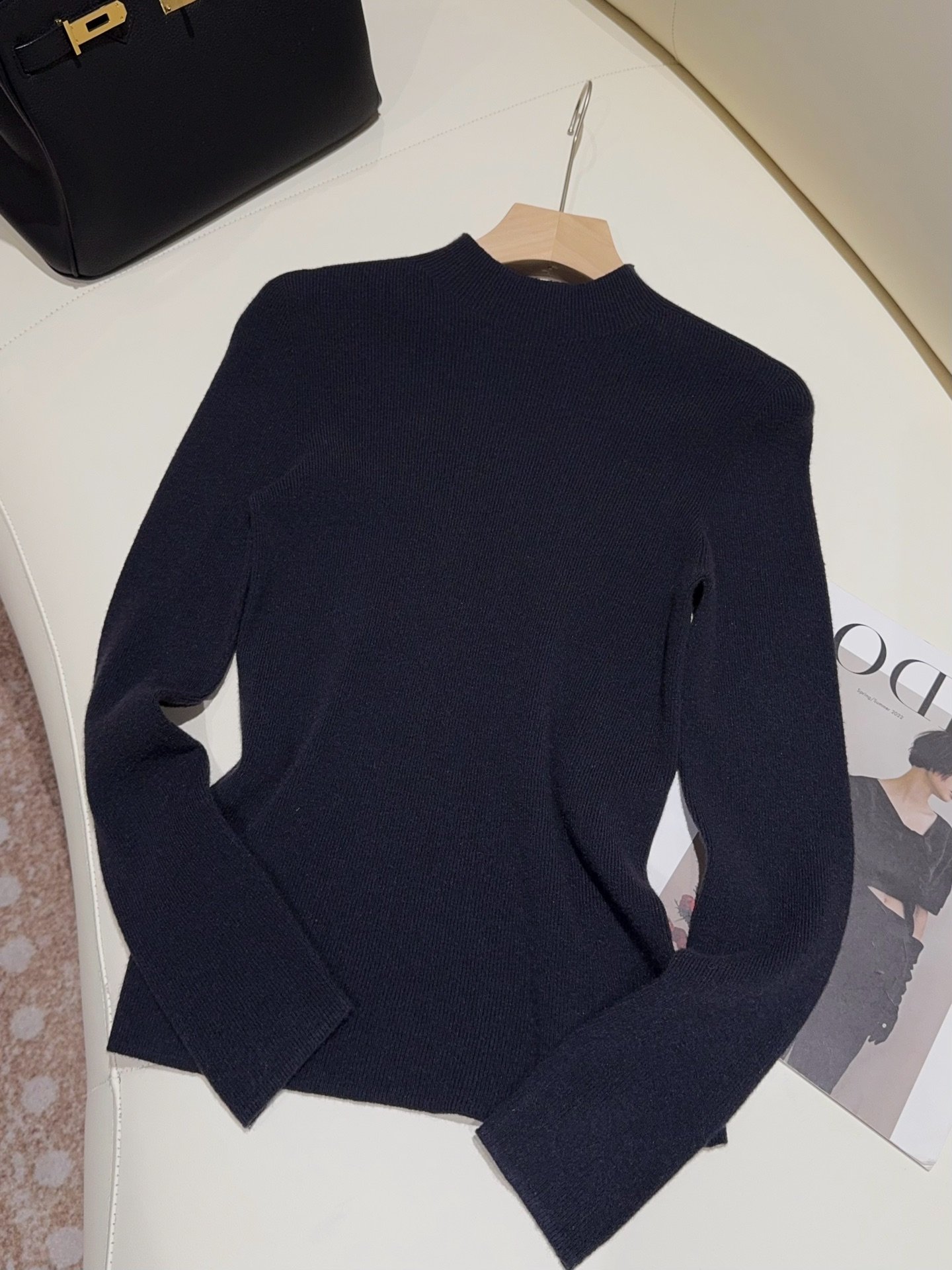 Cashmere knitted base layer shirt D122508 - Image 3