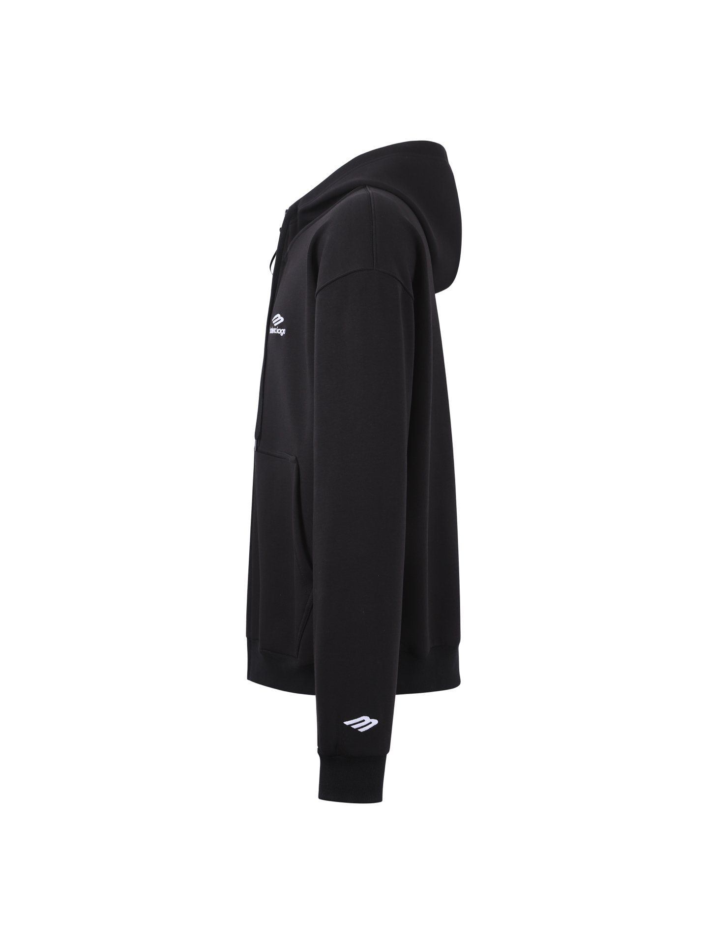 BALENCIAGA Velvet Hooded Sweatshirt 122601 - Image 4