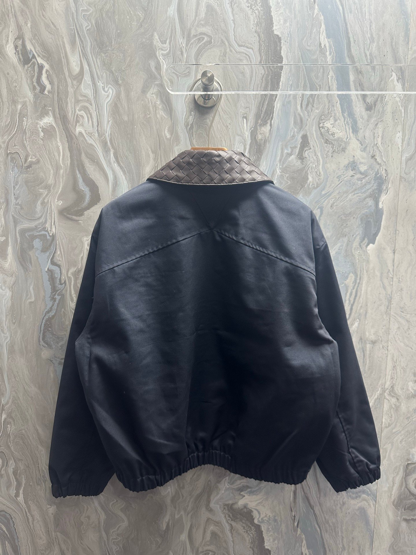 BV Knitted Collar Zip Long-Sleeved Jacket 122603 - Image 5