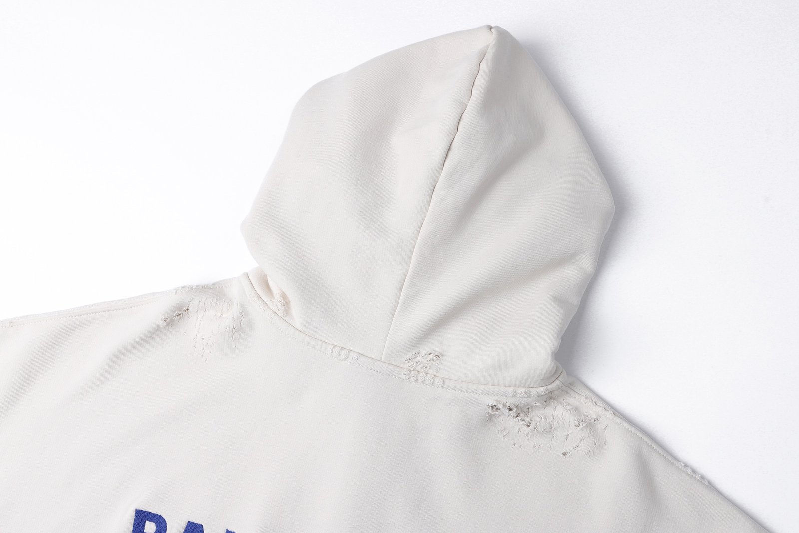 Balenciaga logo-embroidered zip-up Hoodie 123007 - Image 5