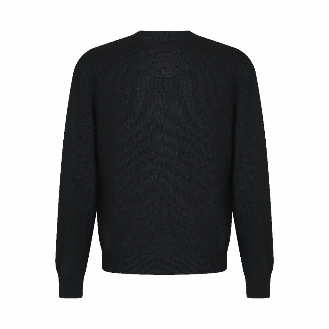 LV Hidden Pattern Jacquard Sweater 123101 - Image 6