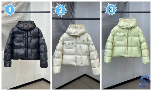 Moncler Erea Square-Quilted Hooded Short Down Jacket D121606