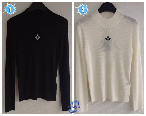 Louis Vuitton LVSE LV Embossed Turtleneck sweater D122205