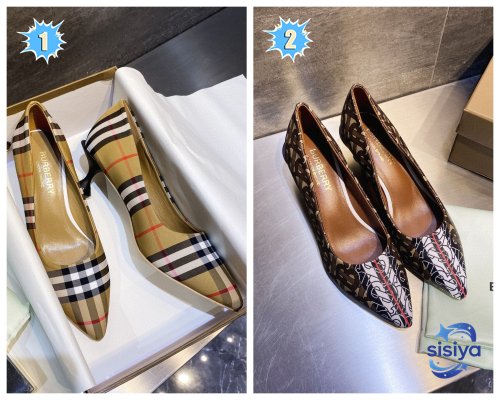 Burberry pointed-toe high heels B010808