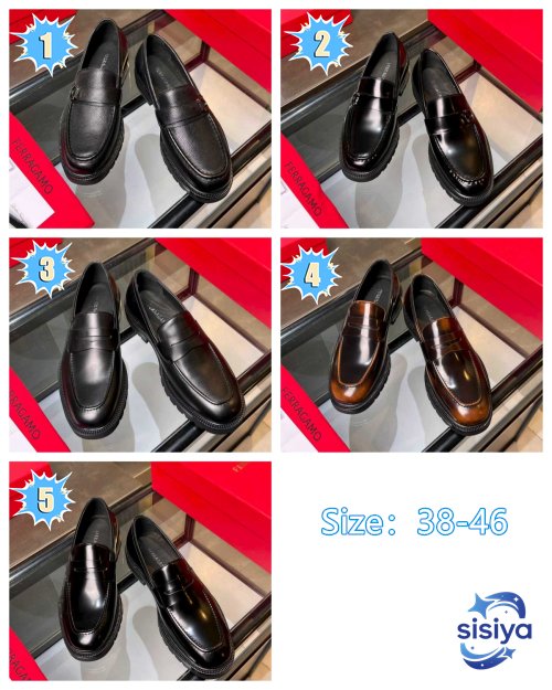 Ferragamo casual leather shoes B6012307