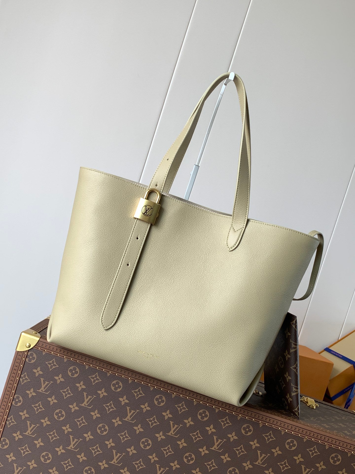 Louis Vuitton Low Key Cabas MM Textured Cowhide Tote Bag B6010501 - Image 8