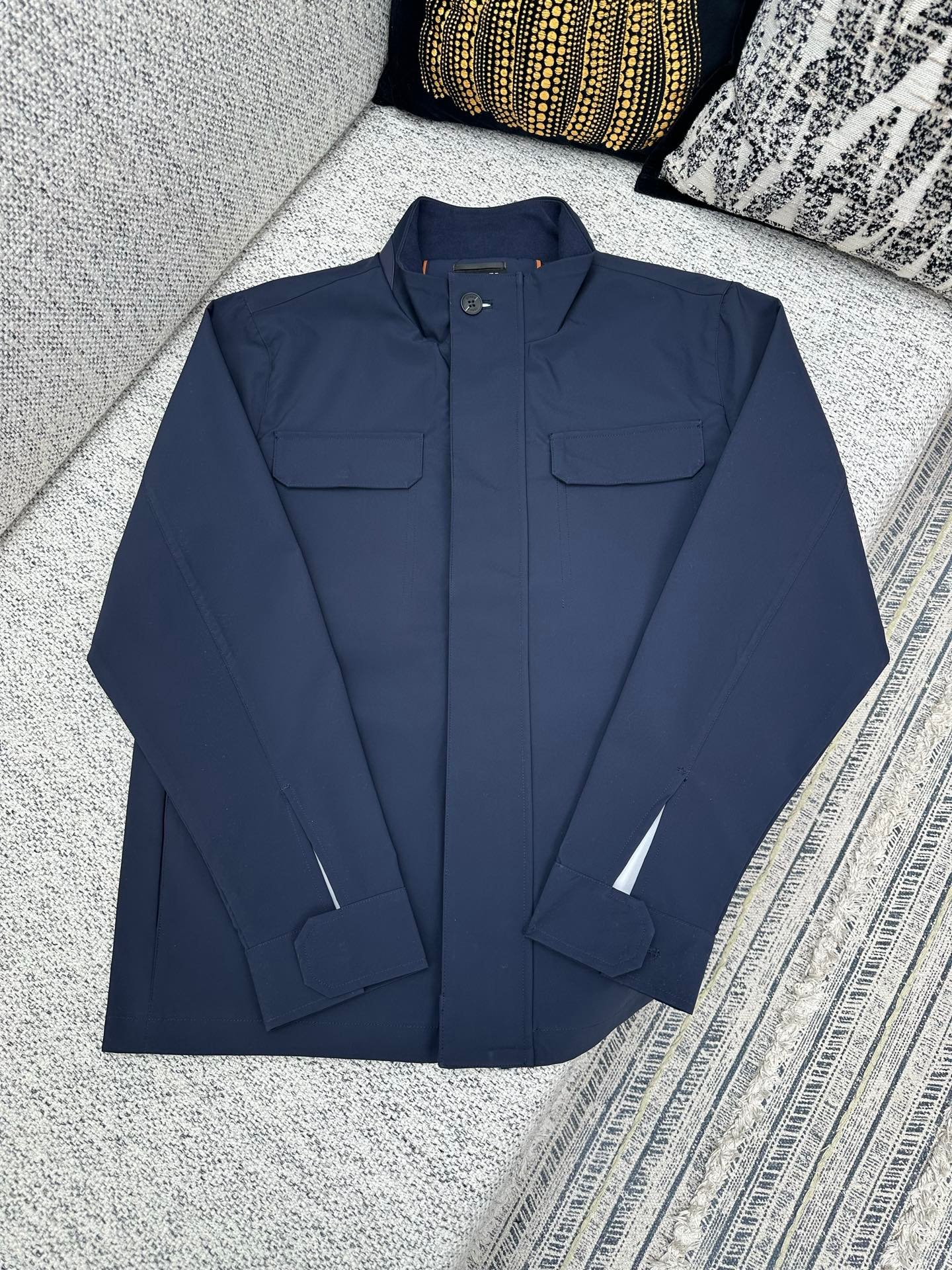 Zegna Motorin 125cc Microfiber Field Jacket M6010504 - Image 7