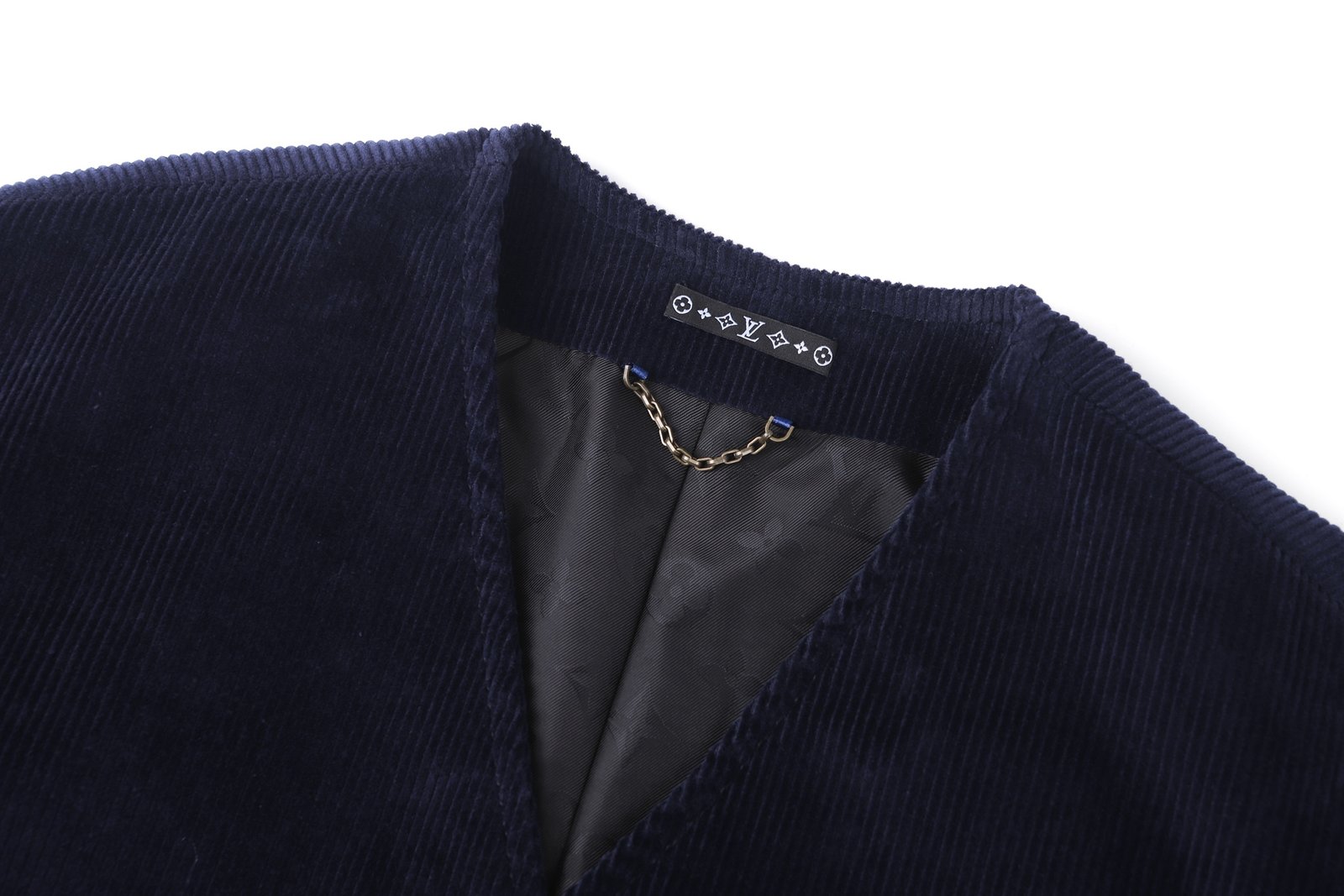Louis Vuitton Corduroy Collarless Jacket M6010604 - Image 4