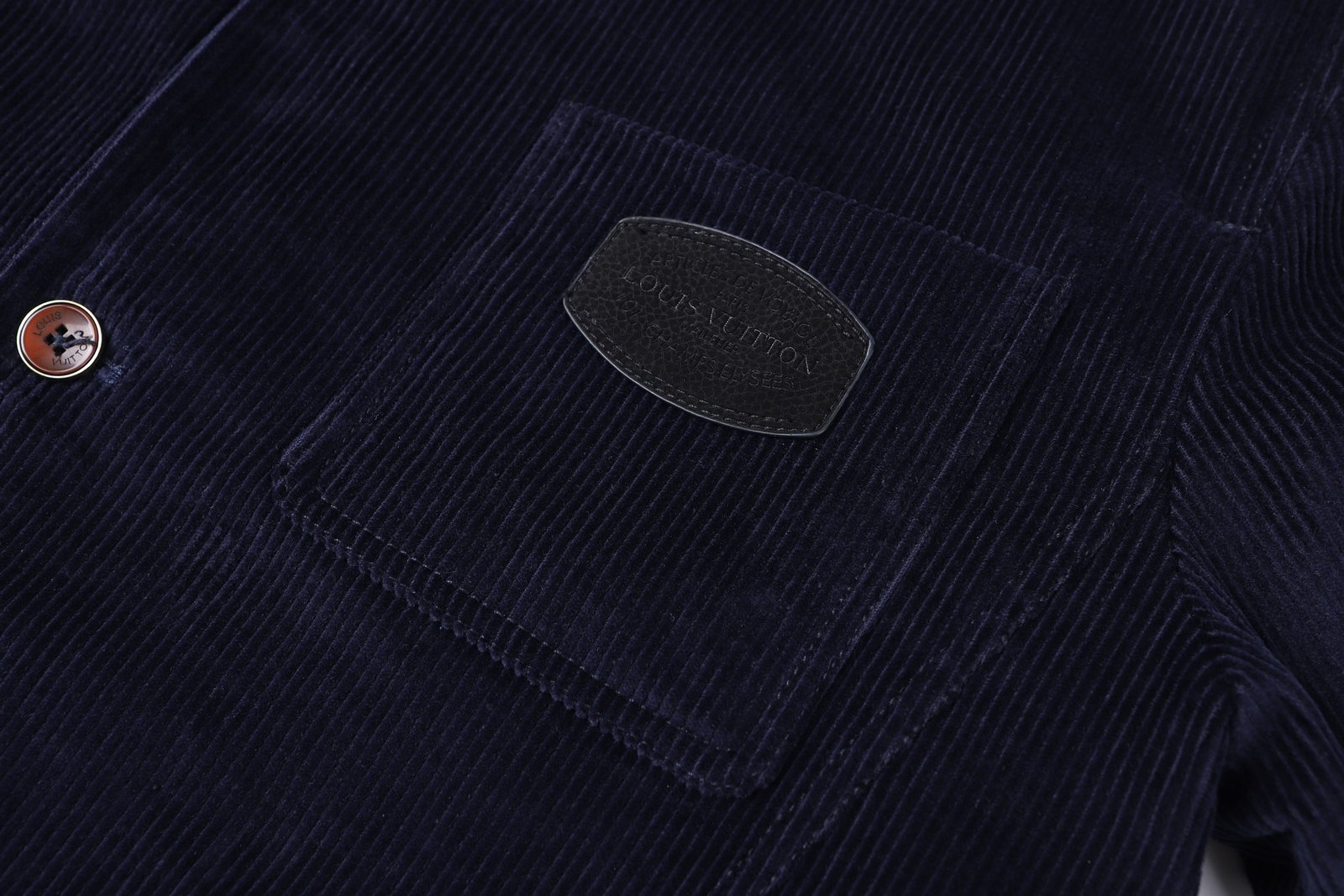 Louis Vuitton Corduroy Collarless Jacket M6010604 - Image 6
