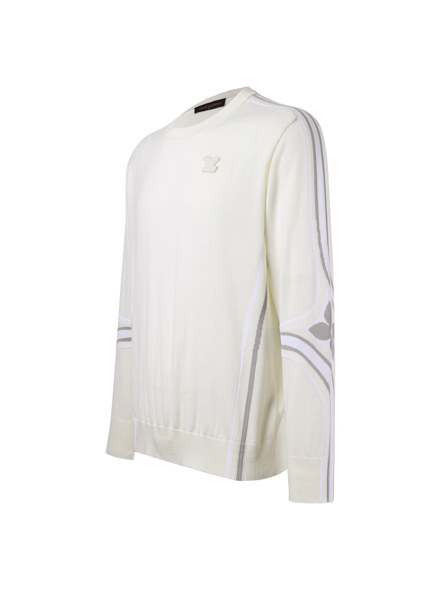 Louis Vuitton letter pattern arm decoration floral knitted sweater M6010608 - Image 4