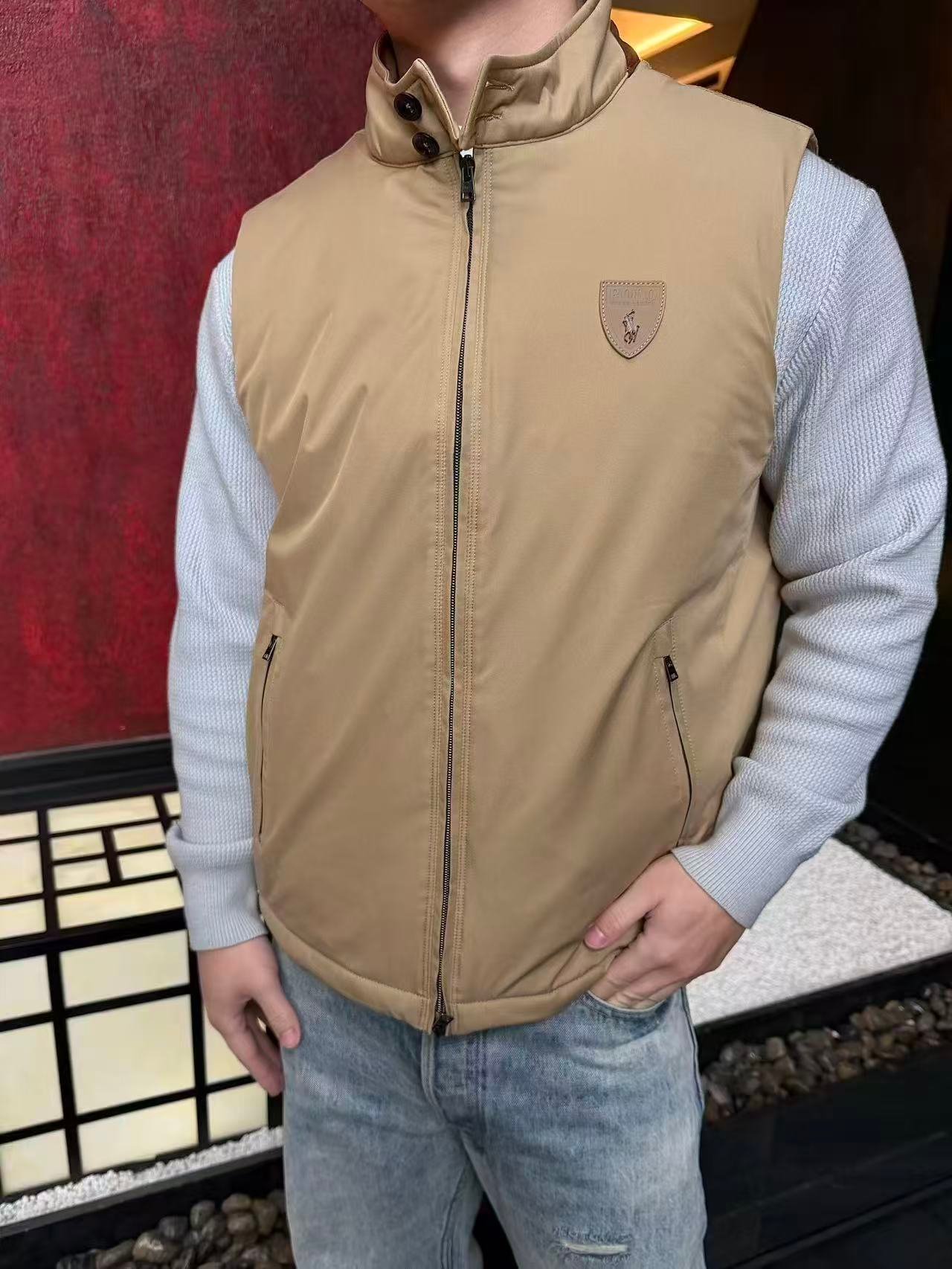 Polo Ralph Lauren beige gabardine logo jacket M6011204 - Image 10