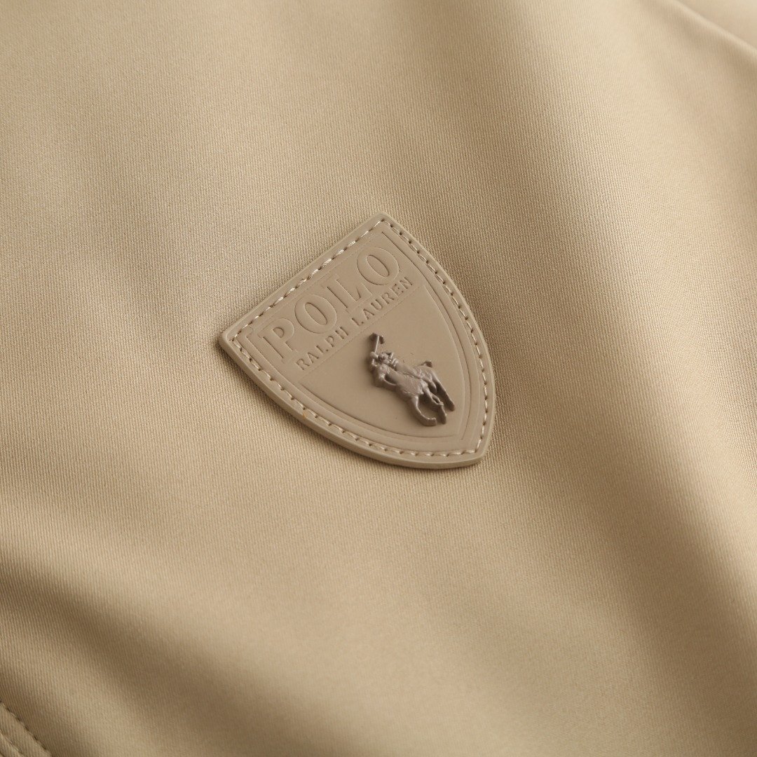 Polo Ralph Lauren beige gabardine logo jacket M6011204 - Image 6