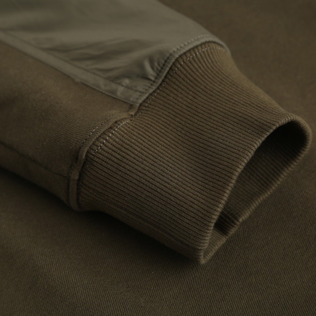 Moncler Olive Green Cotton Blend Sweatshirt M6011201 - Image 7