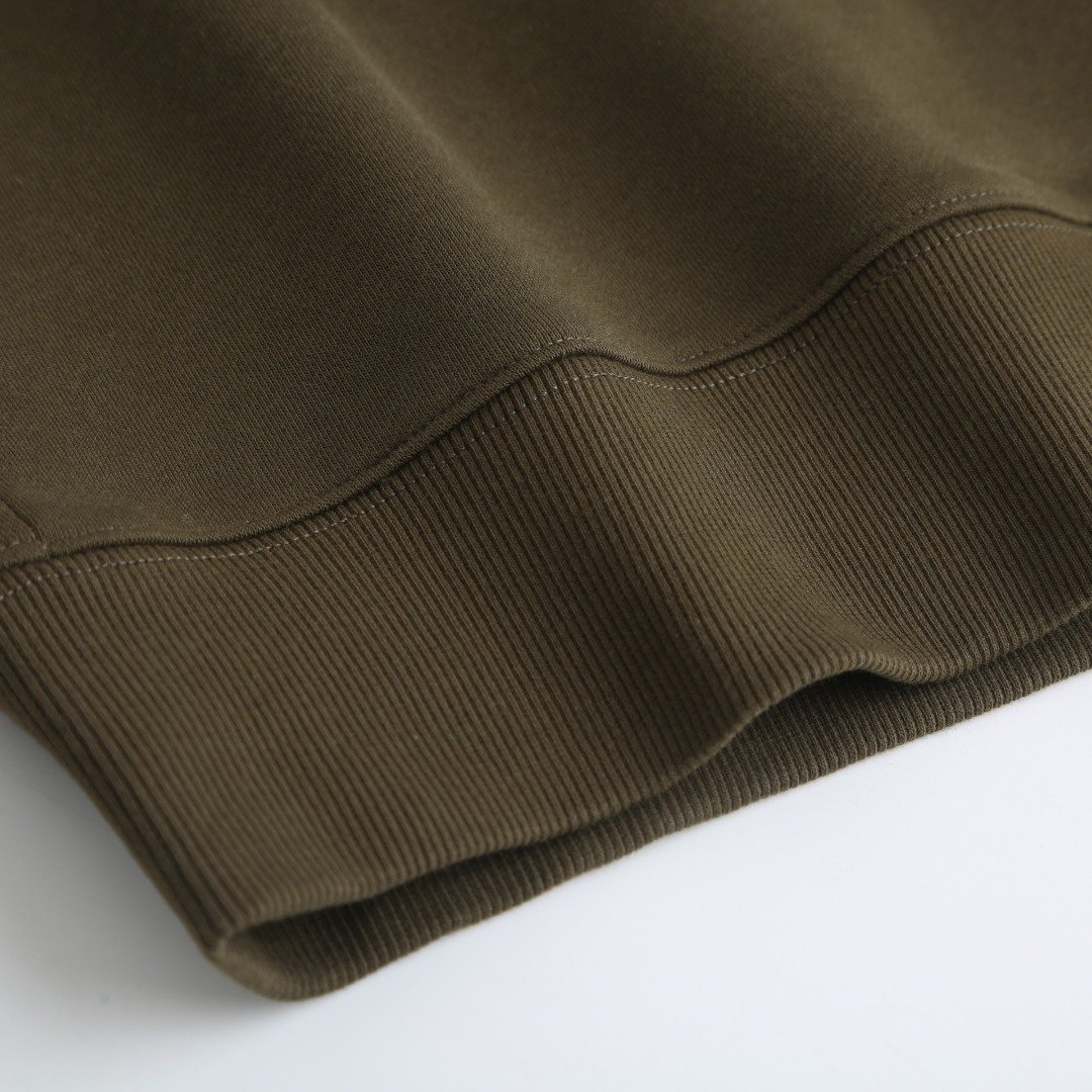 Moncler Olive Green Cotton Blend Sweatshirt M6011201 - Image 8