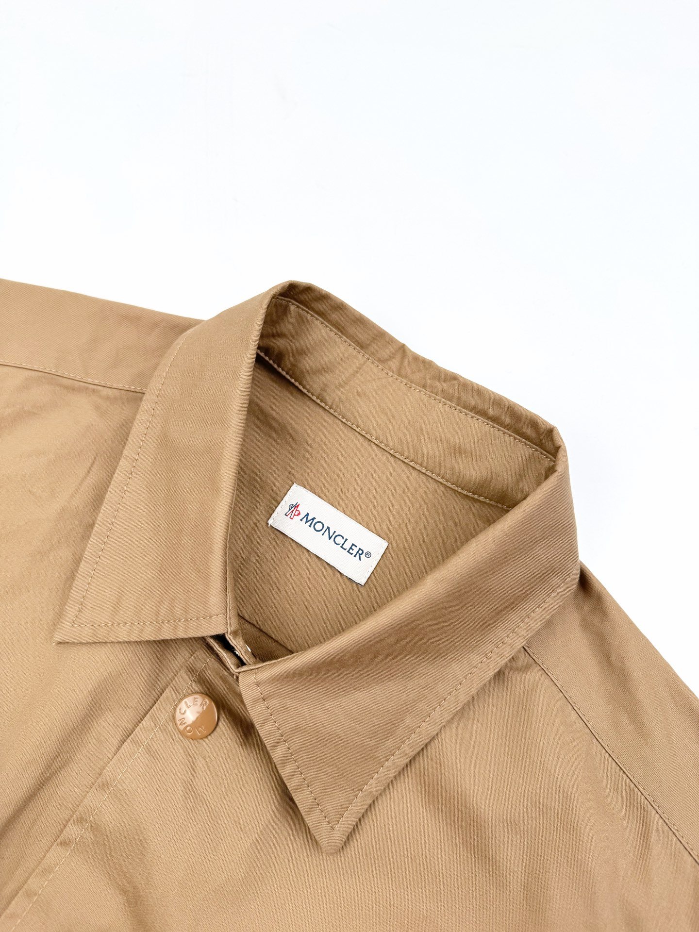 Moncler Cotton Gabardine Short Sleeve Shirt M6011304 - Image 4