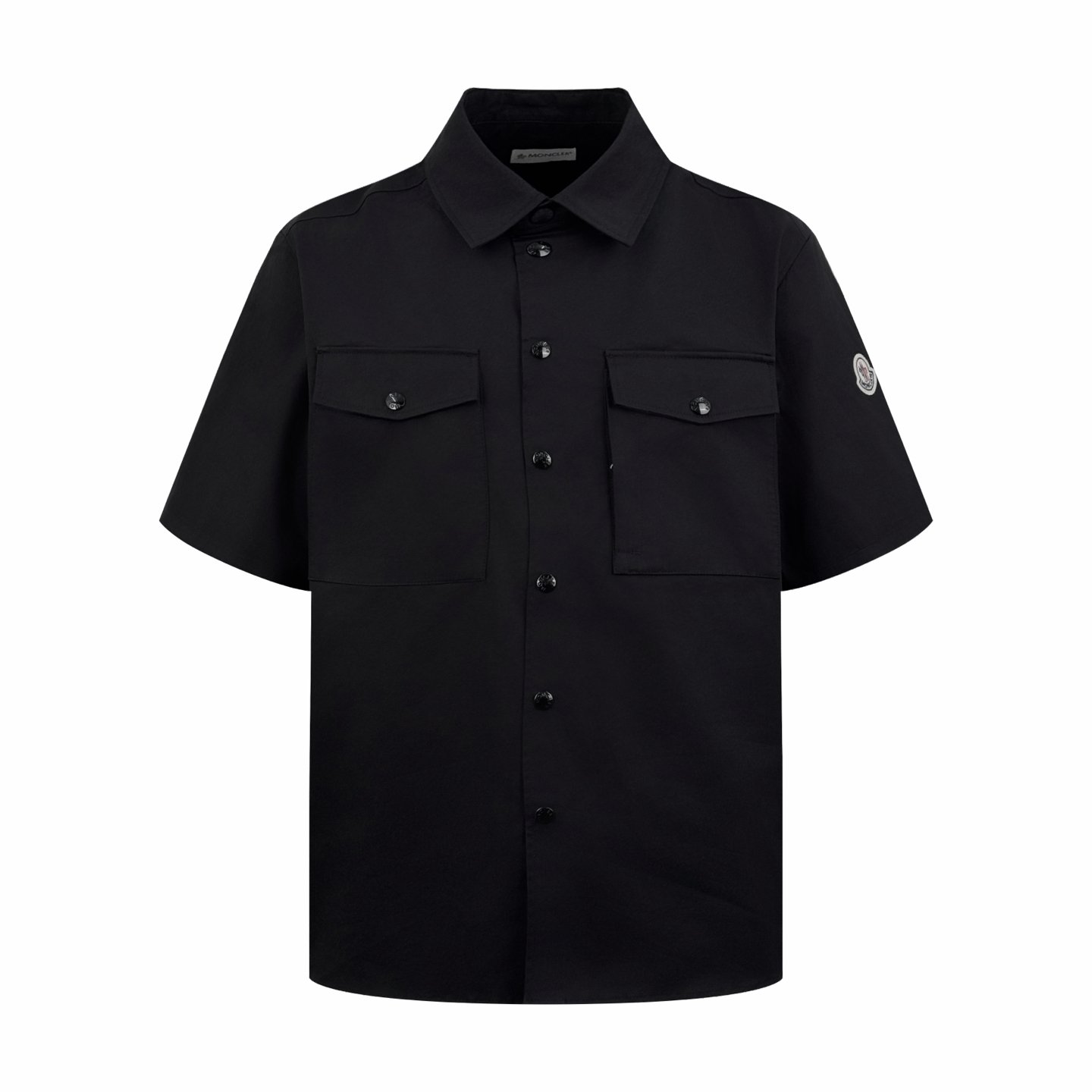 Moncler Cotton Gabardine Short Sleeve Shirt M6011304 - Image 5