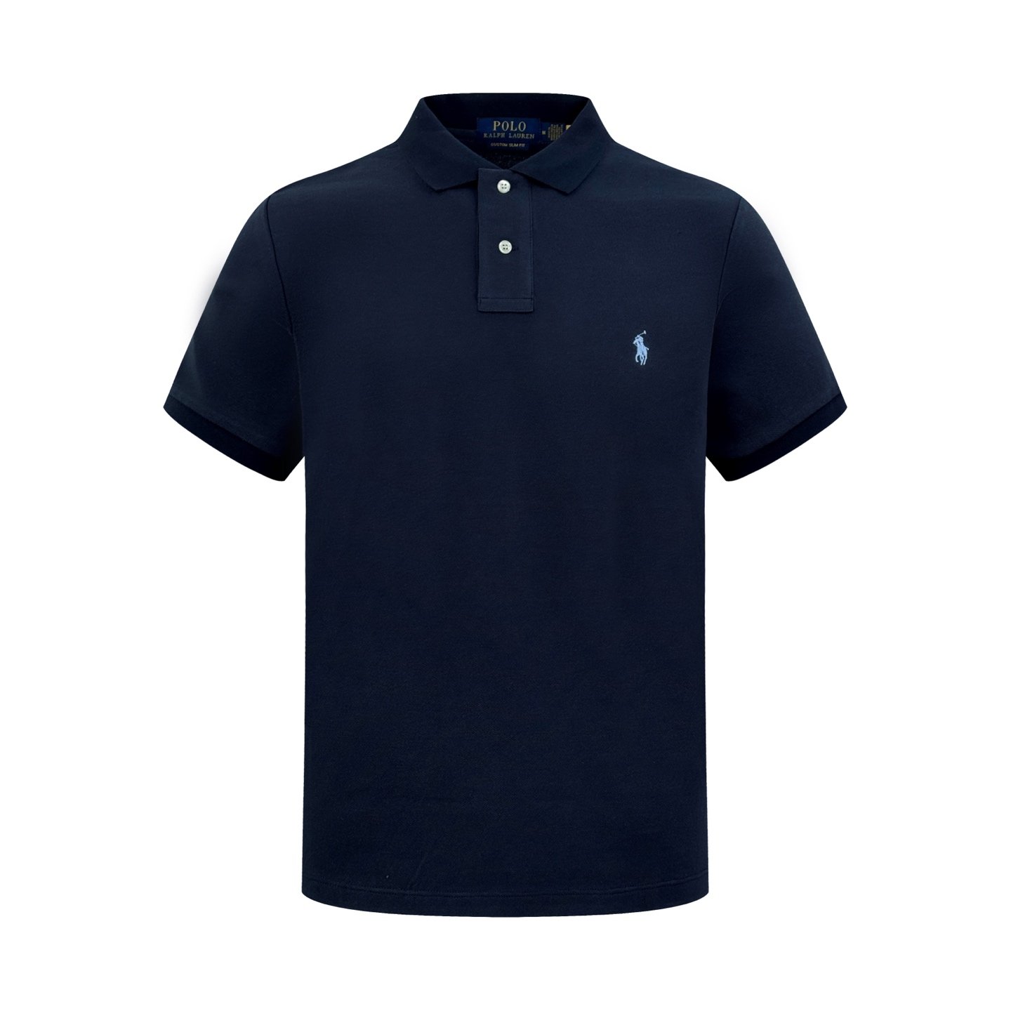 Polo Ralph Lauren Navy Cotton Mesh Slim-Fit Polo Shirt M6011401