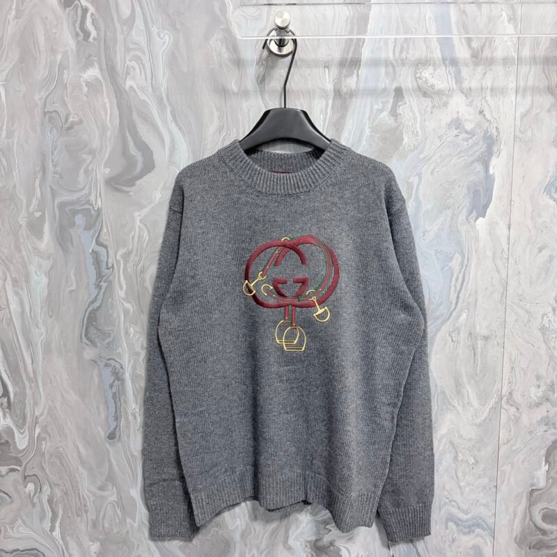 Gucci Knit wool sweater with embroidery M6011502