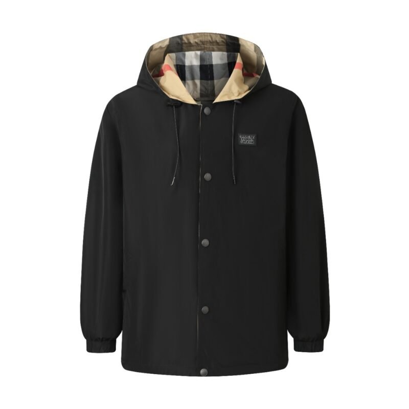 Burberry Reversible Check Hooded Jacket M6011603