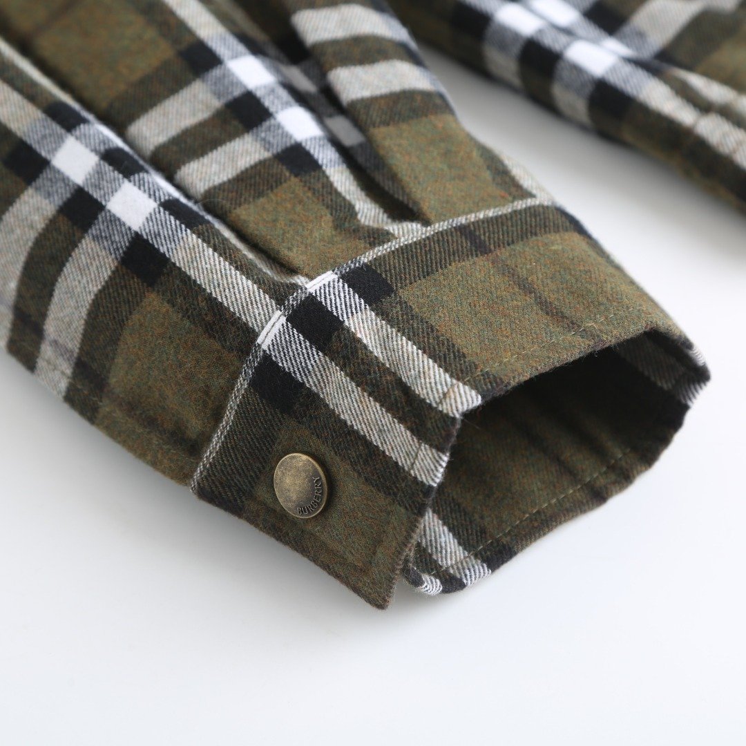 BURBERRY Check pattern wool Harrington Jacket M6011604 - Image 7