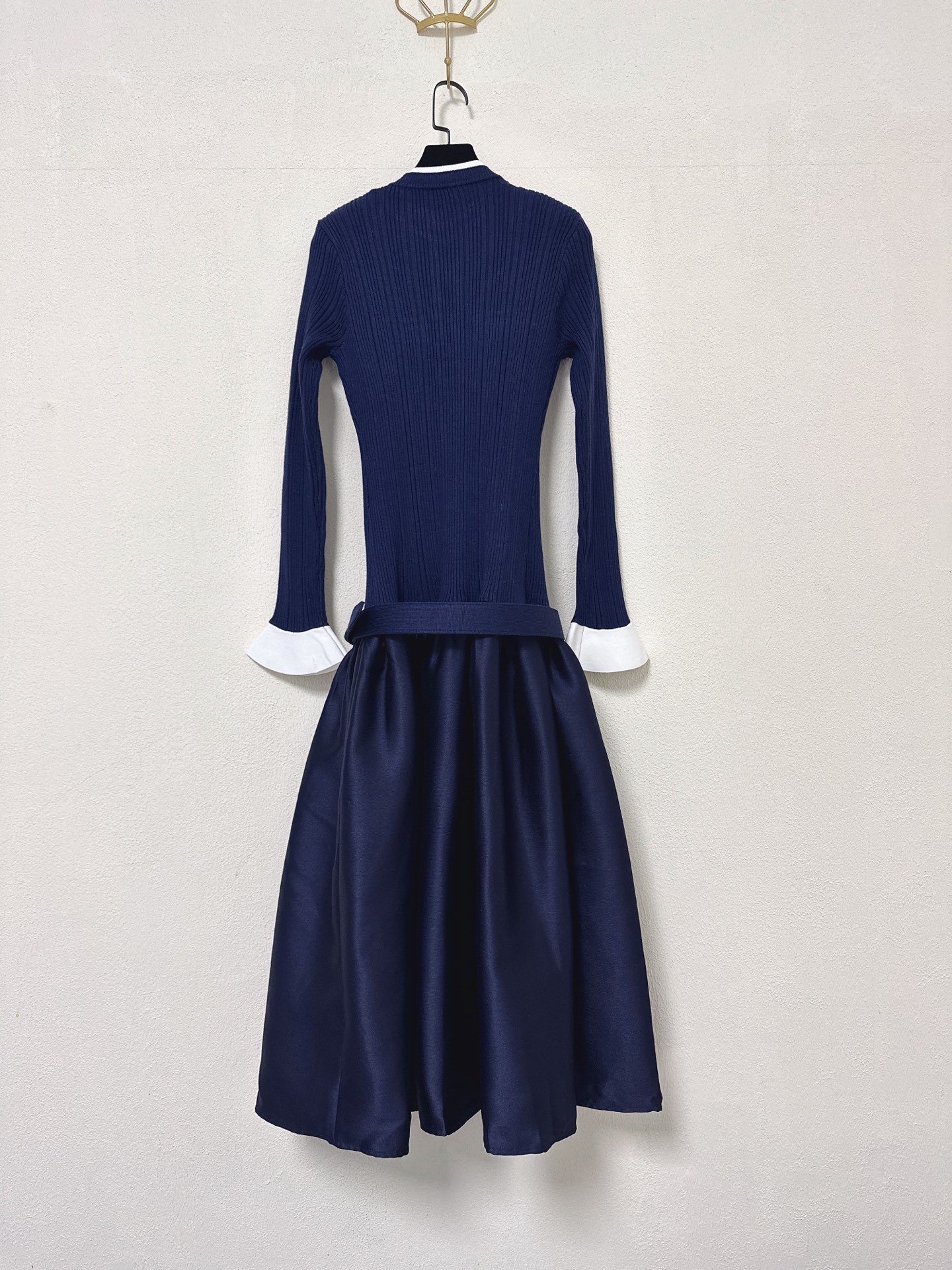 Self-Portrait Knitted Patchwork Fluffy Long Dress W6011606 - Image 3