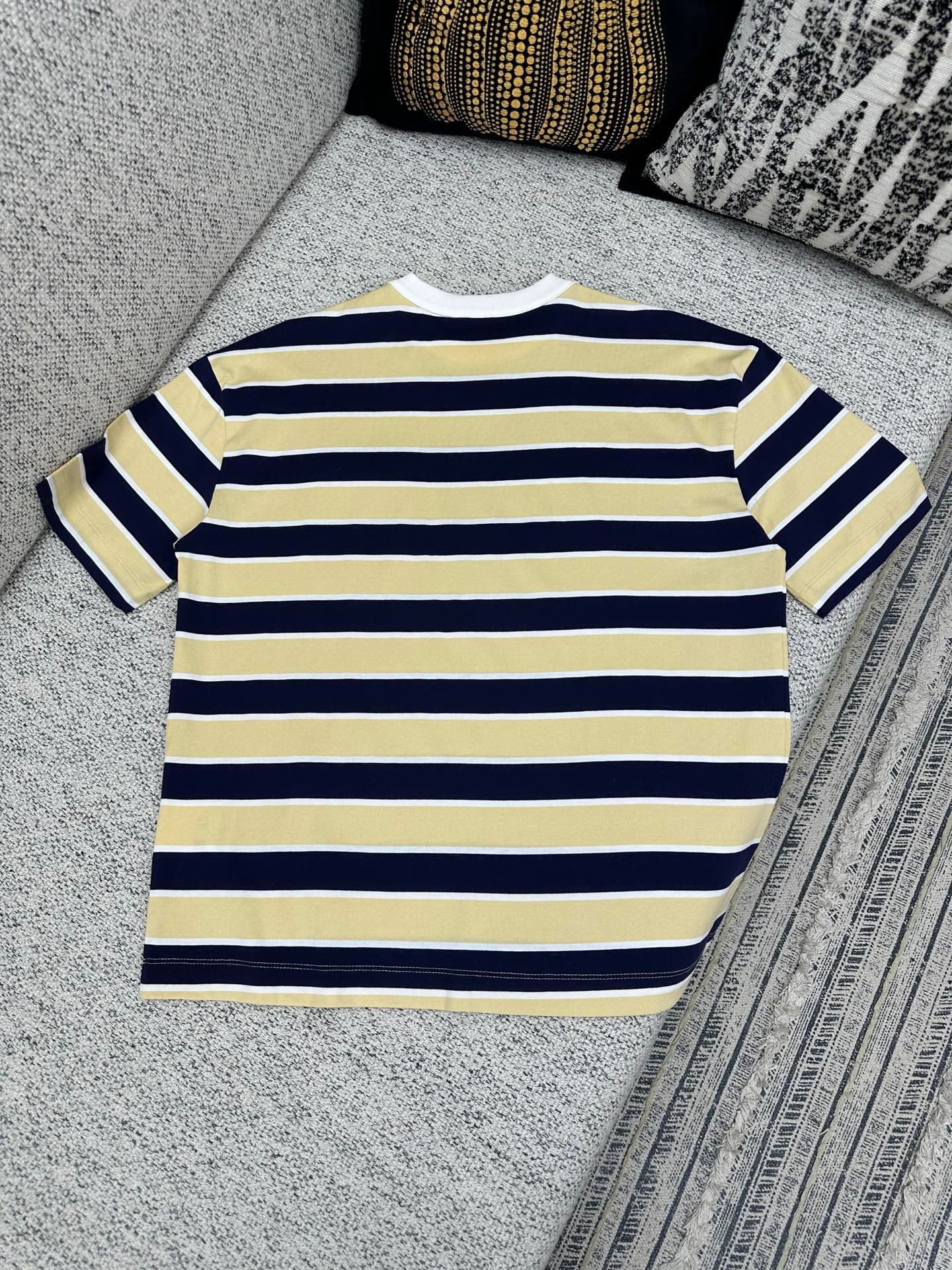Prada Striped Lisle Thread T-Shirt M6011701 - Image 3