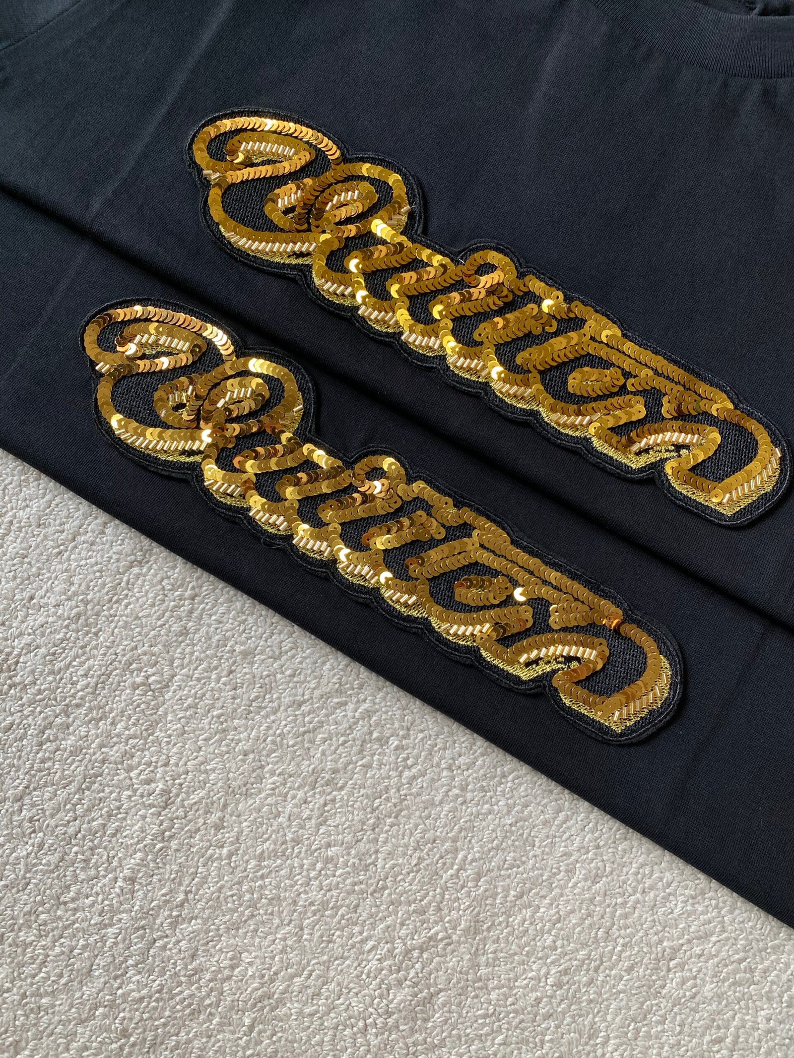 LV gold plate round-neck short-sleeved shirt M6012005 - Image 6