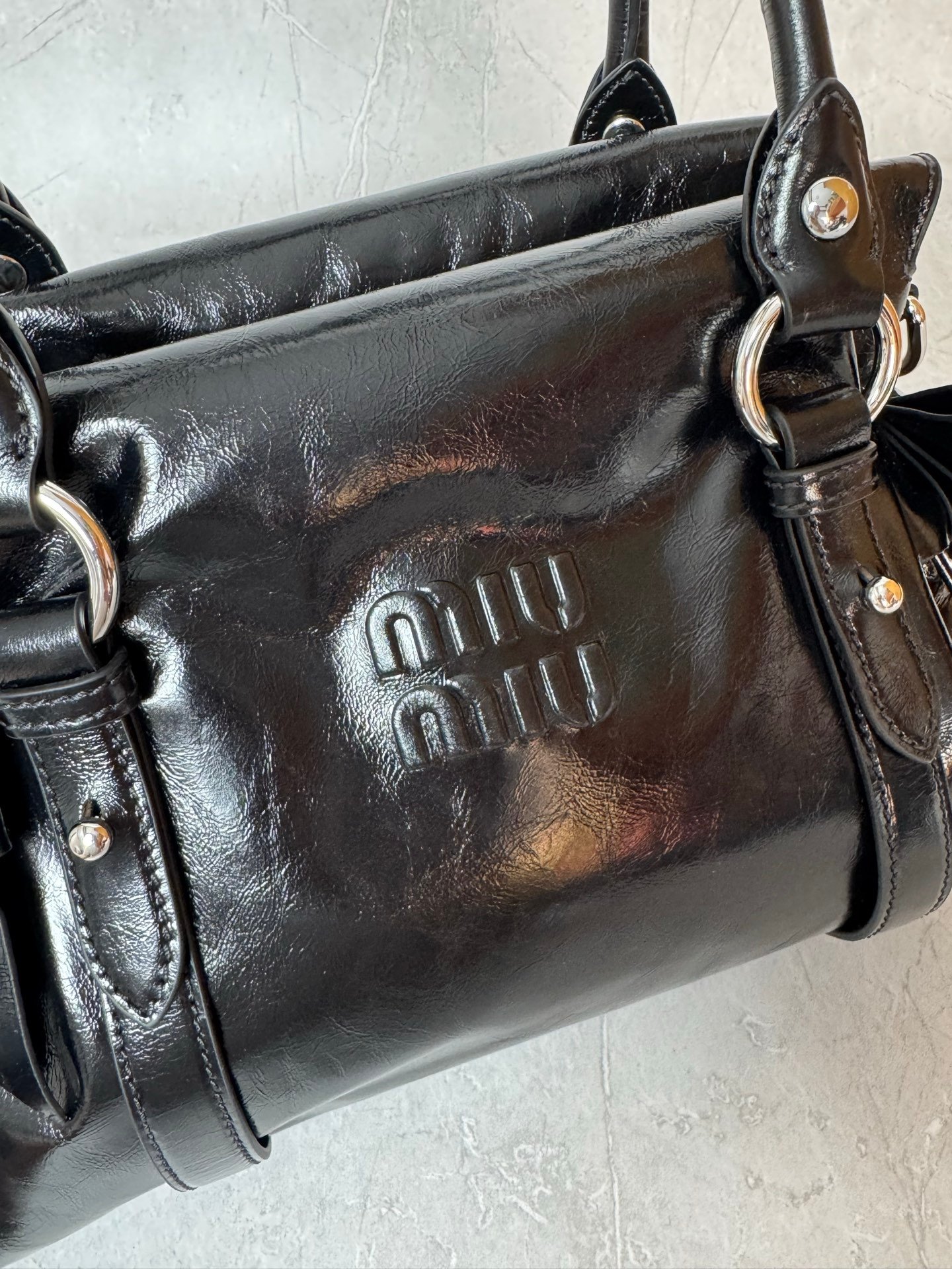 Miu Miu leather handbag B6012103 - Image 7