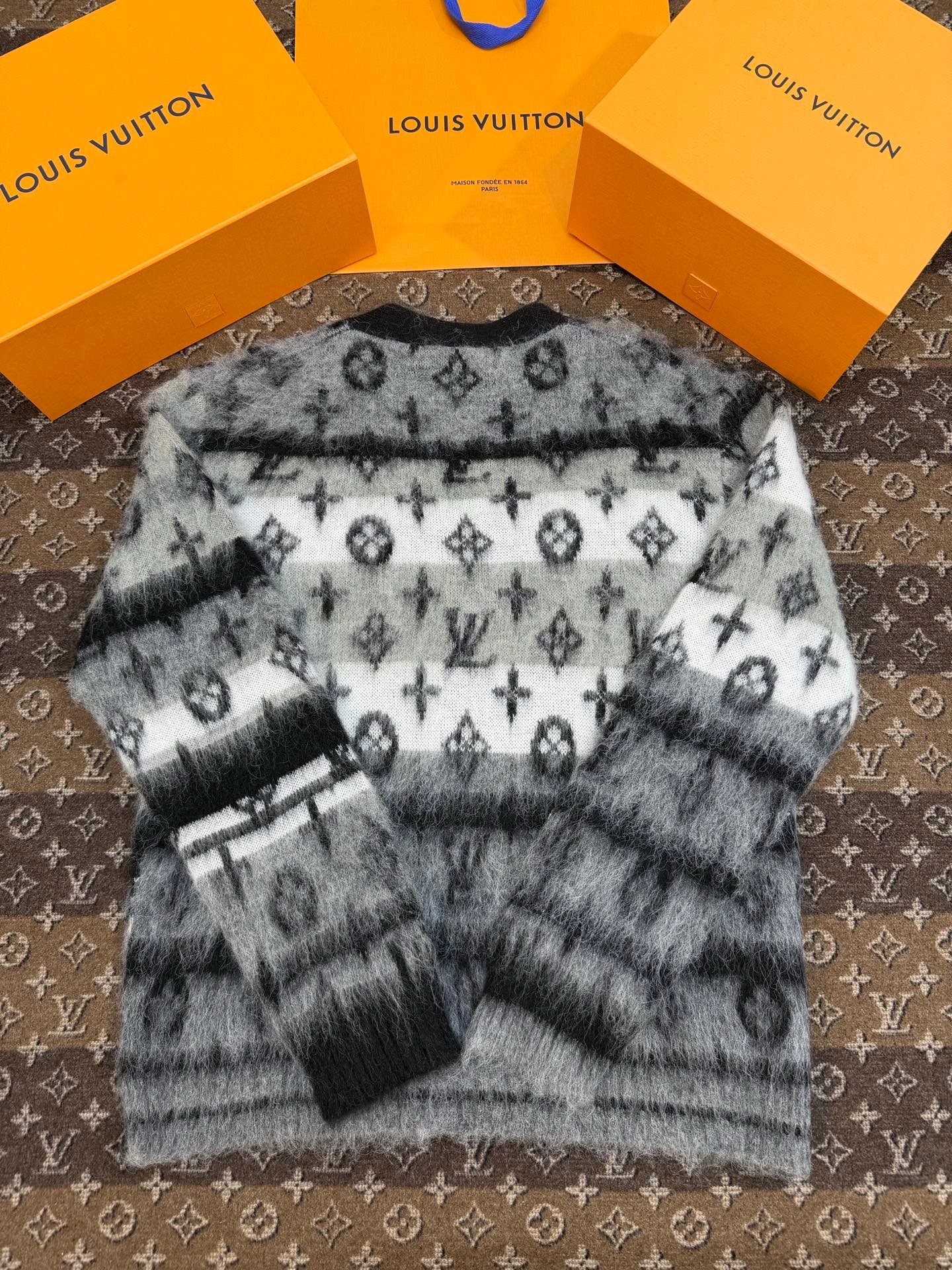 Louis Vuitton Monogram Mohair Cardigan M6012103 - Image 3